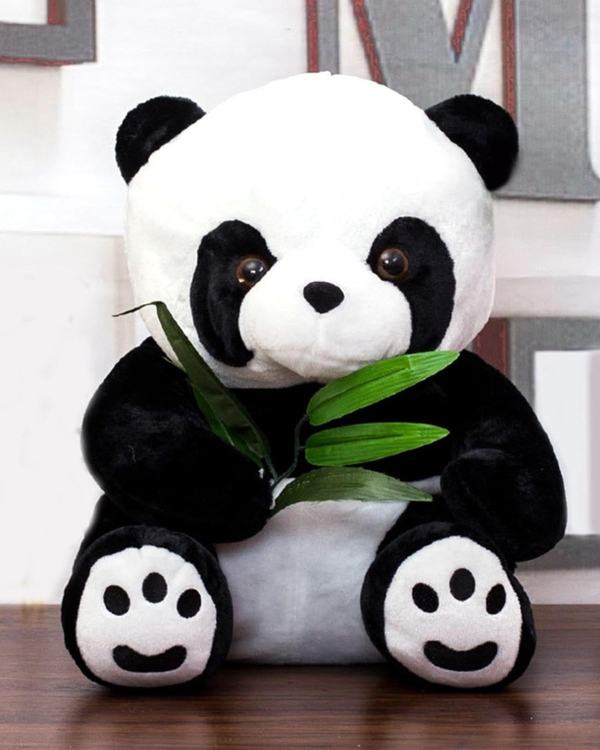 Premsons® Sitting Panda Plush Soft Toy – Soft Stuffed Animal for Babies & Kids | Cuddly Toy for Nursery, Gifting & Festival Décor