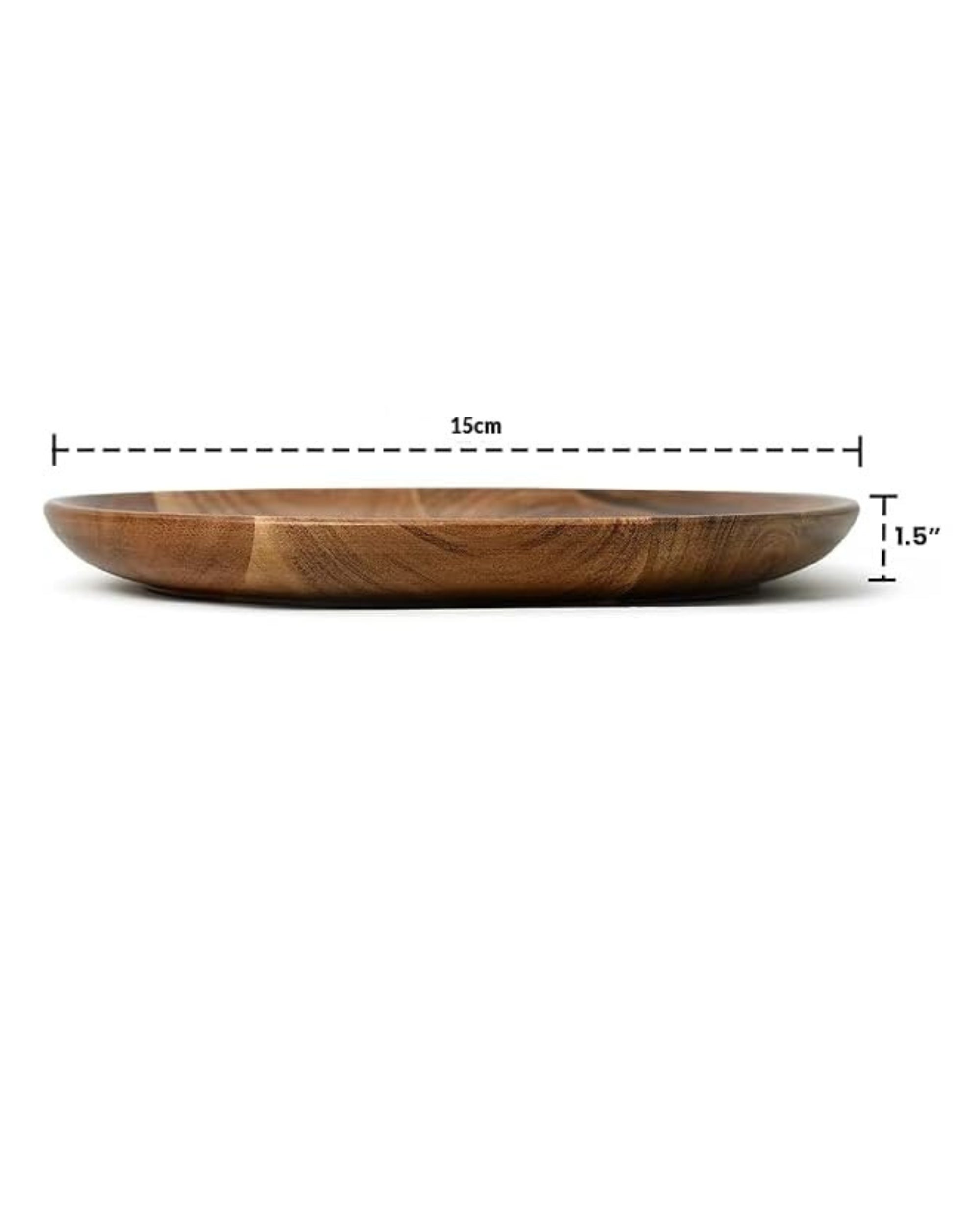 Premsons® Small Wooden Pizza Platter – Eco-Friendly & Unbreakable Serving Tray for Home & Kitchen | Ideal for Pizza, Snacks & Appetizers