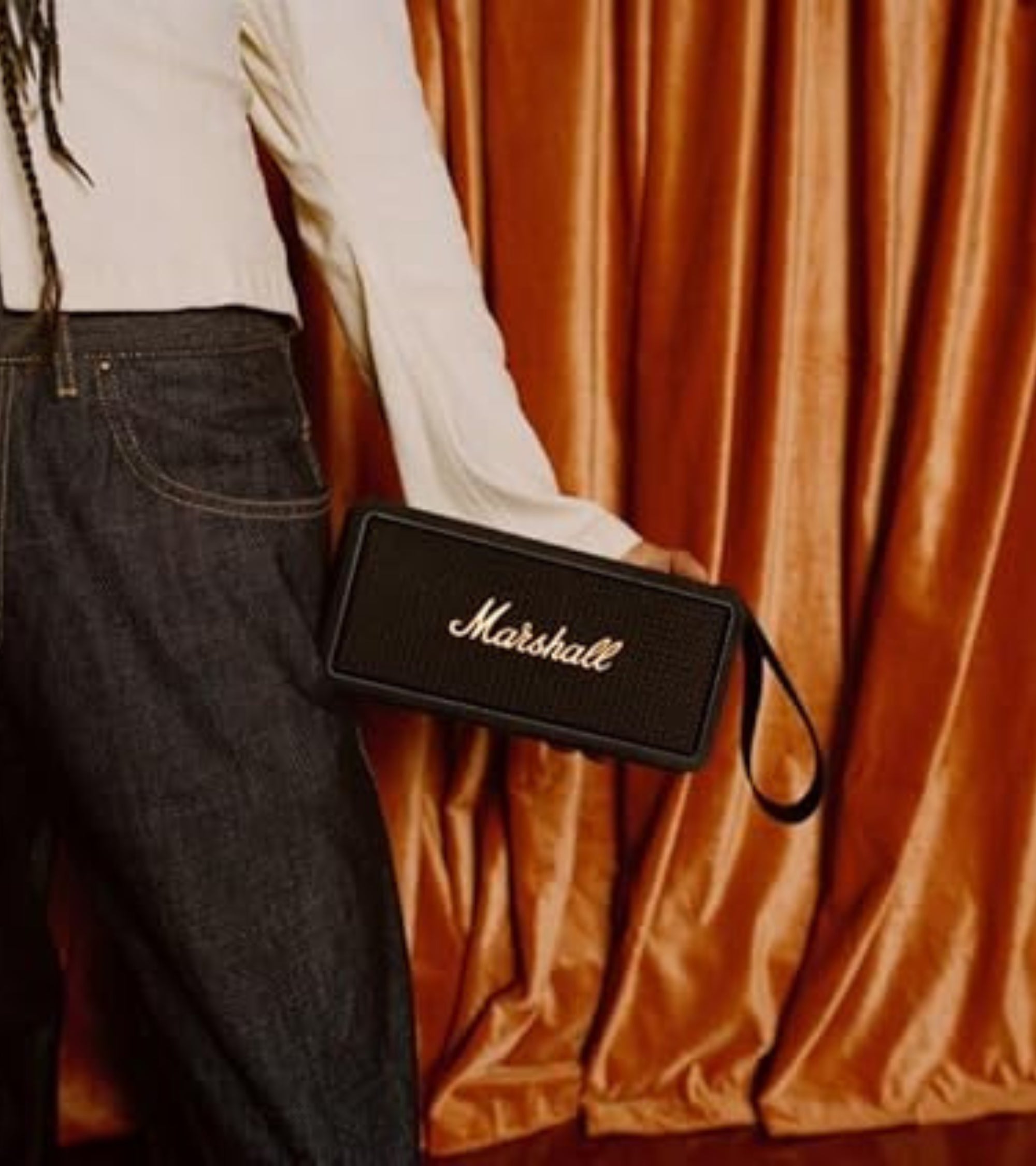 Marshall Emberton II Portable Bluetooth Speaker – Compact, Powerful, and Iconic Sound with 30+ Hours of Playtime
