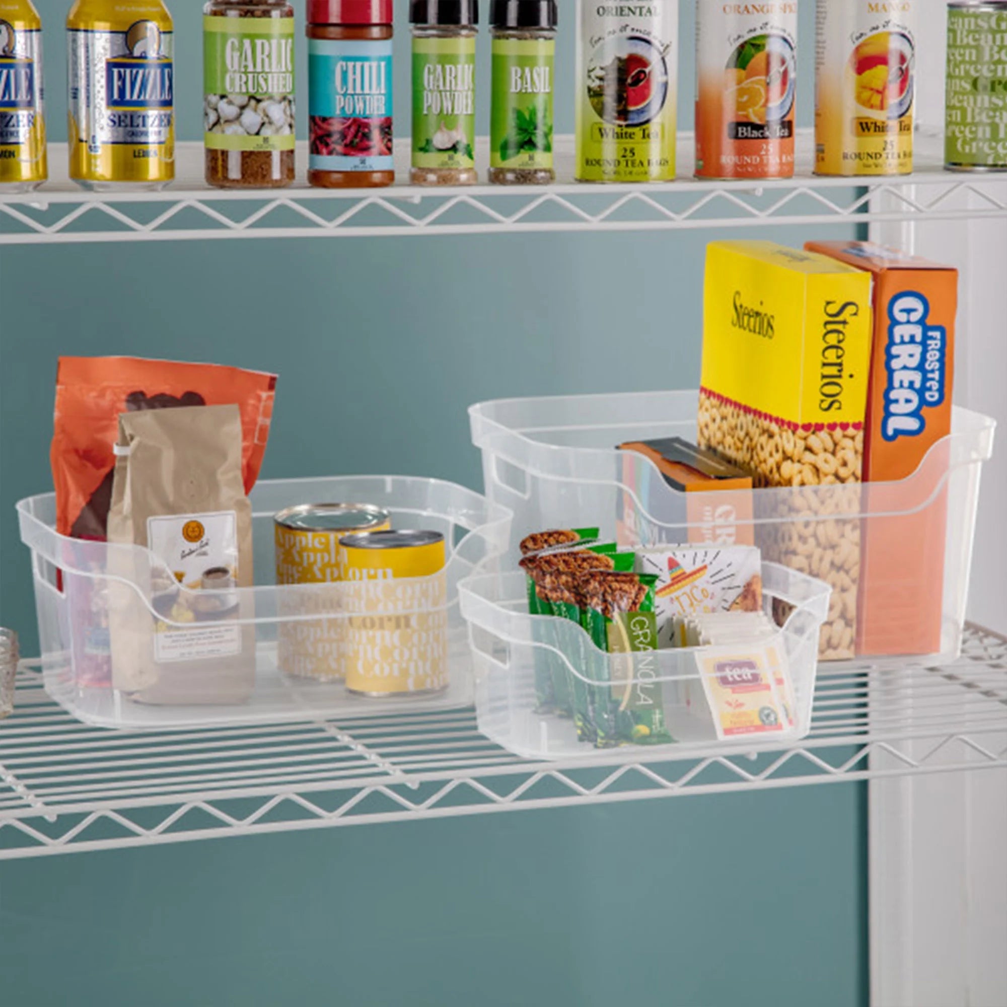 Premsons® Large Plastic Storage Tray | Multipurpose Storage Organizer for Clothes, Toys, Groceries & Home Essentials | Easy to Carry