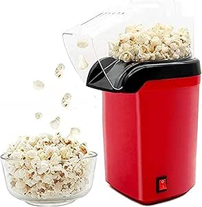 Premsons® SK-299 Electric Popcorn Maker | Hot Air Oil-Free Popper, Fast Popping, Easy to Use, Compact Design