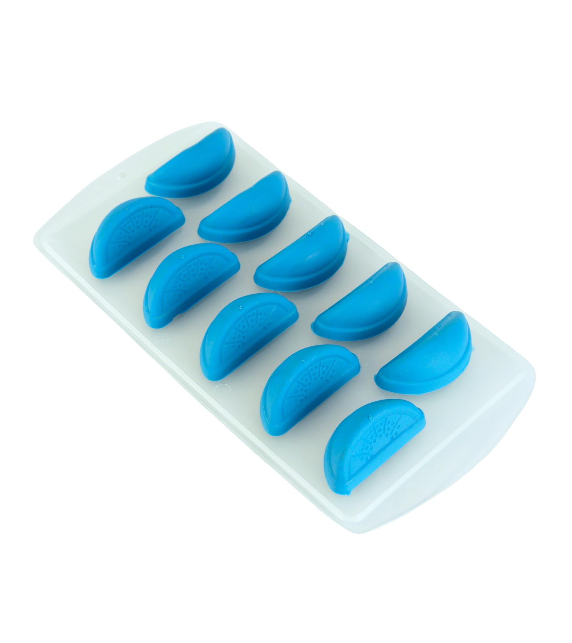 Premsons® Pop-Up Ice Cube Trays for Freezer – Easy Release Moulds with Flexible Silicone Bottom, Durable Plastic, Stackable Design, Ideal for Home, Bar & Party Use – 10-Cube Trays