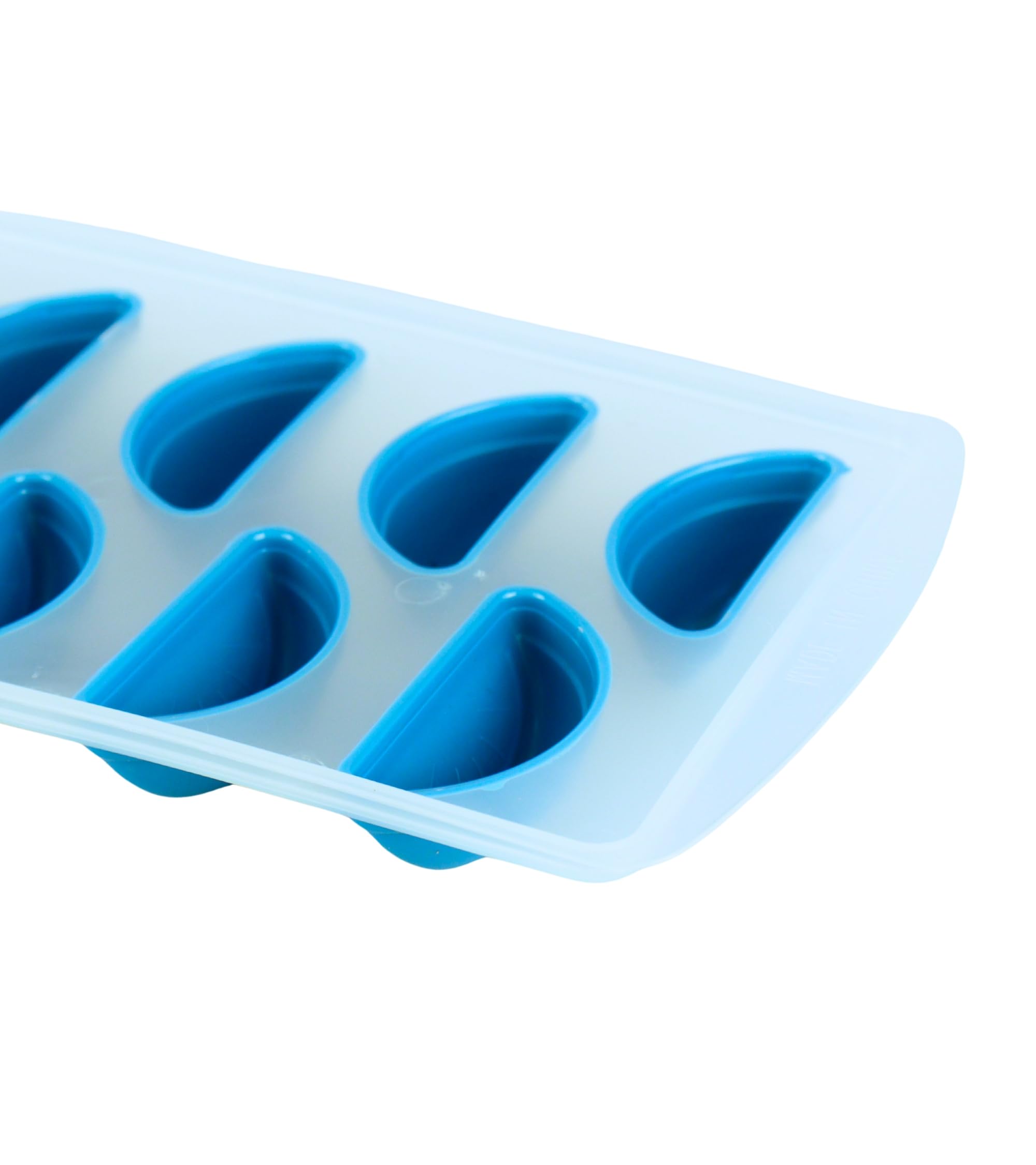 Premsons® Pop-Up Ice Cube Trays for Freezer – Easy Release Moulds with Flexible Silicone Bottom, Durable Plastic, Stackable Design, Ideal for Home, Bar & Party Use – 10-Cube Trays