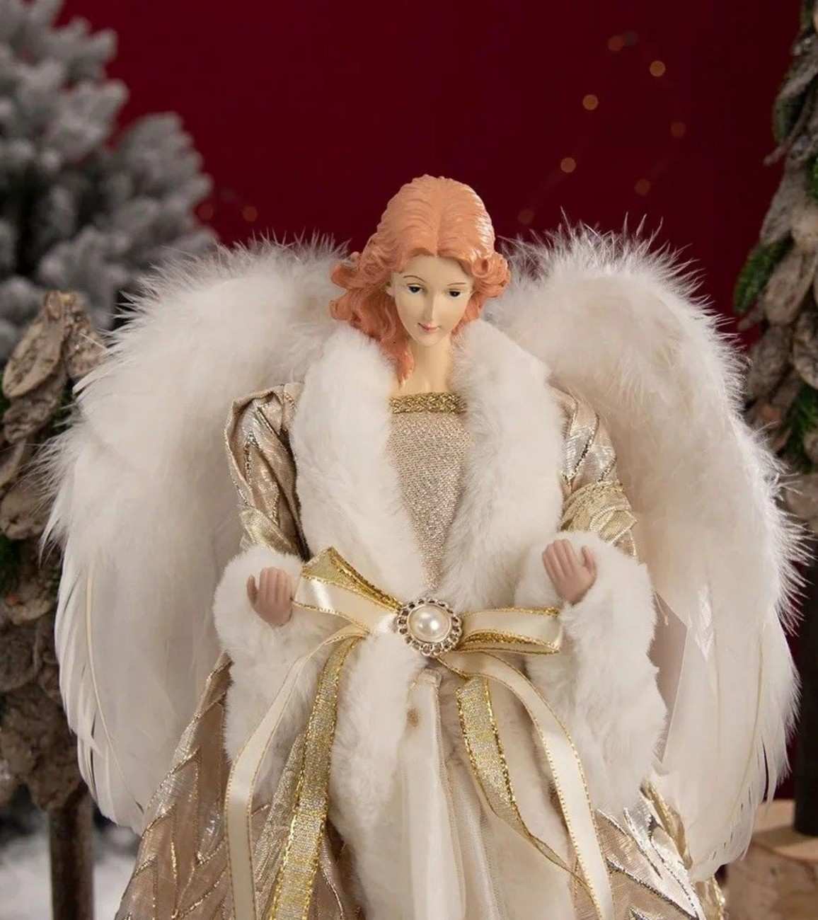 Premsons® Angel Christmas Tree Topper – Elegant Holiday Figurine
