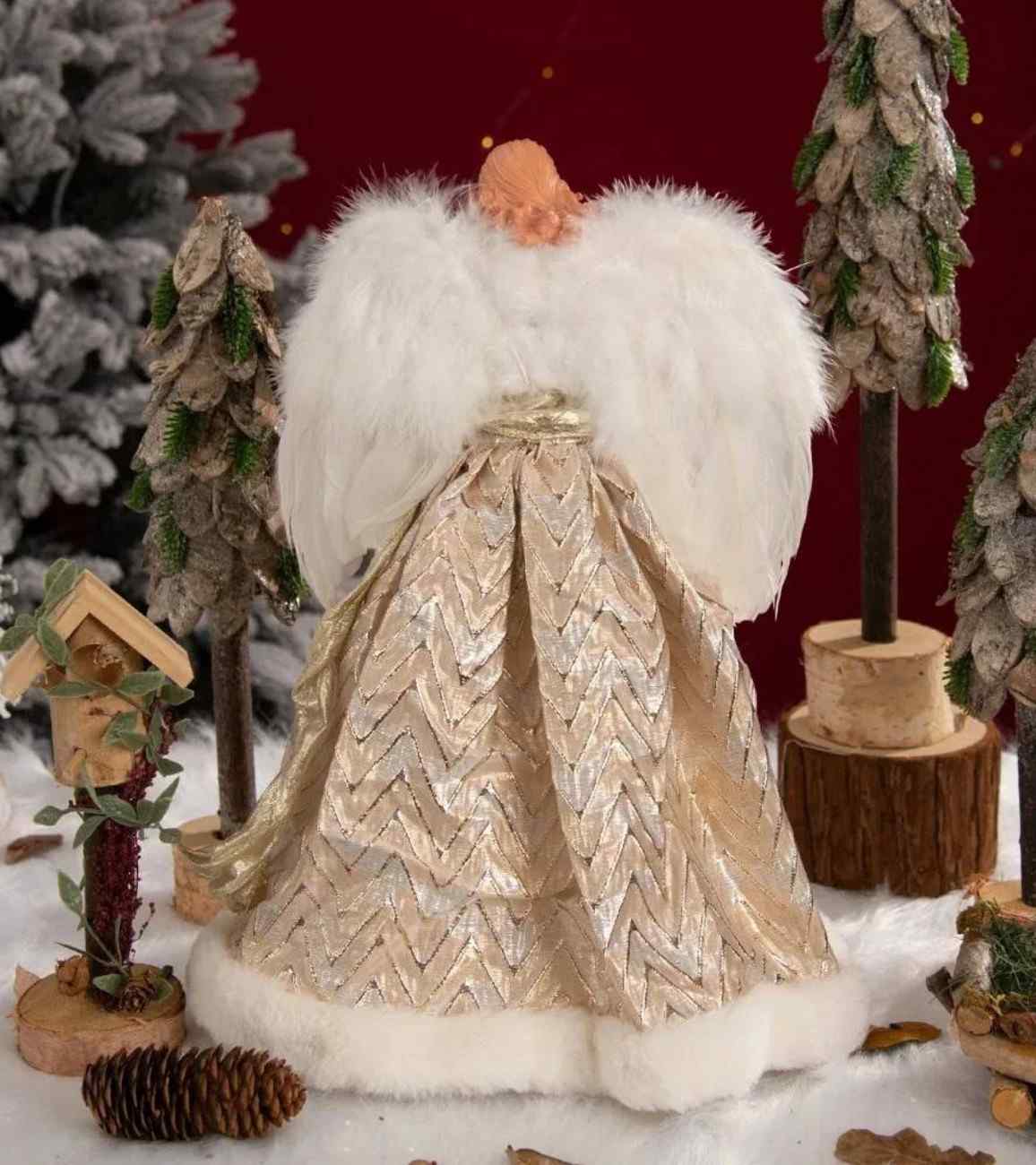 Premsons® Angel Christmas Tree Topper – Elegant Holiday Figurine