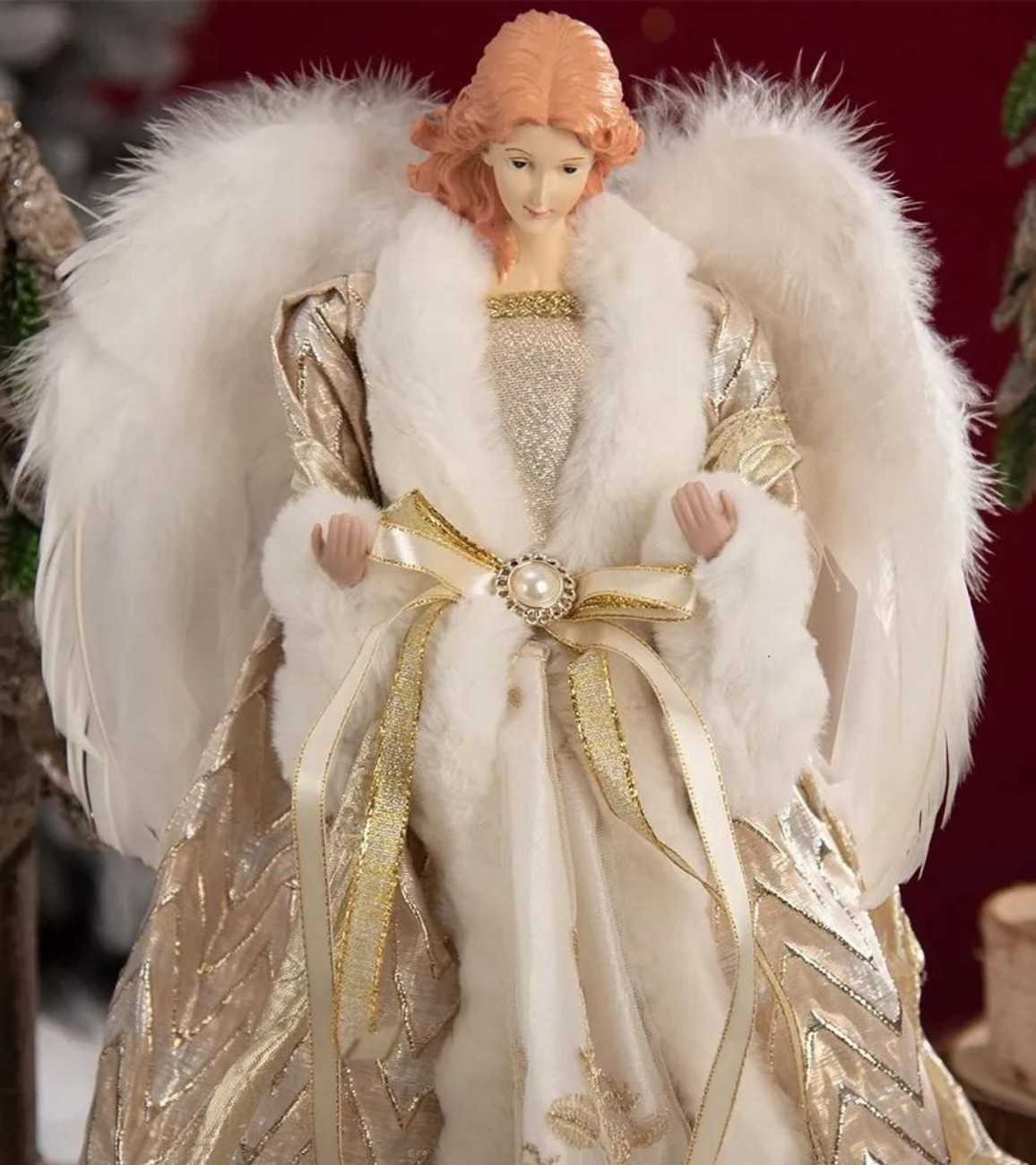 Premsons® Angel Christmas Tree Topper – Elegant Holiday Figurine