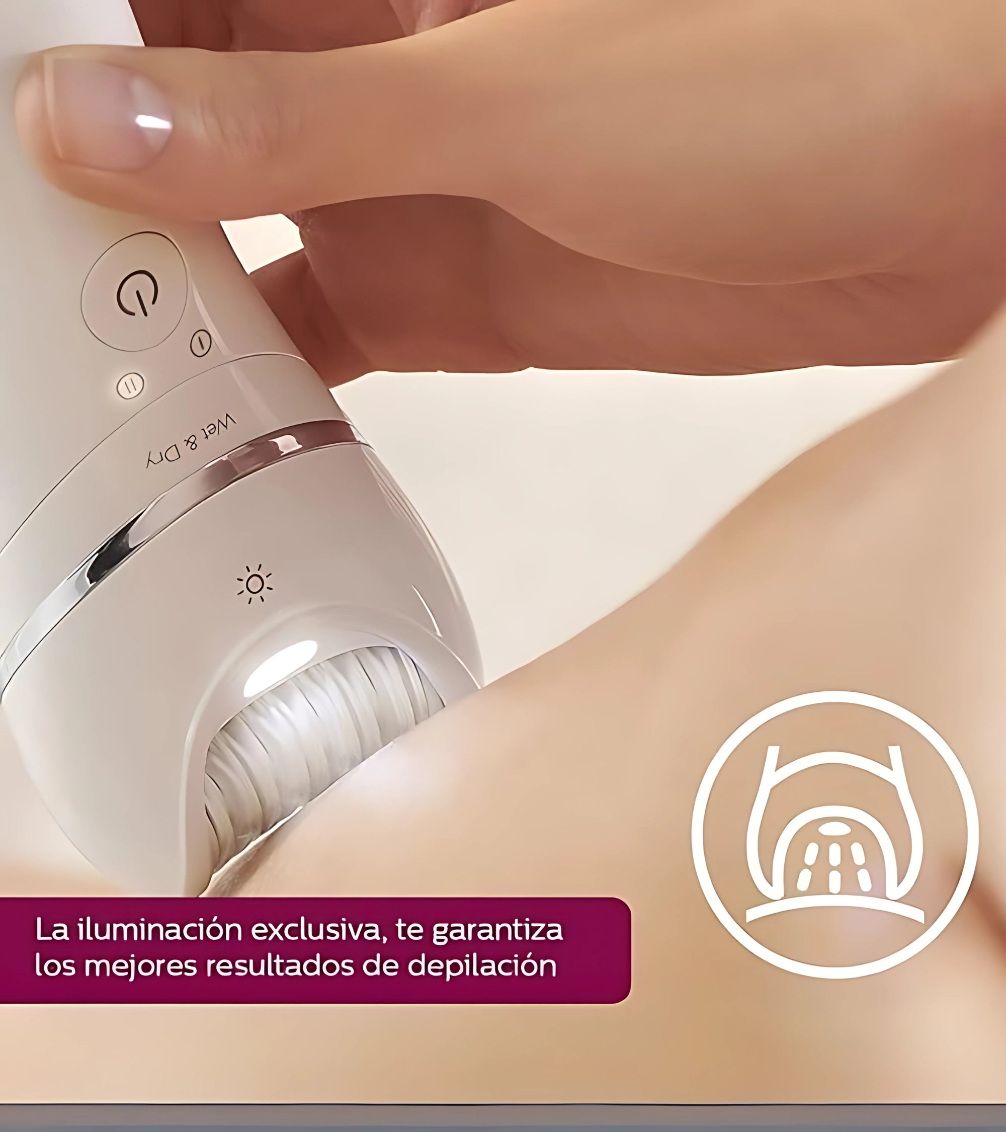 Philips Epilator 8000 Series for Women | Wet & Dry Cordless Hair Removal | 5 Accessories | Gentle & Powerful Epilation