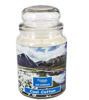 Eternia® Cool Cotton Scented Jar Candle – Clean Fresh Linen-Inspired Aroma in Glass Jar for Bedroom, Office, or Spa