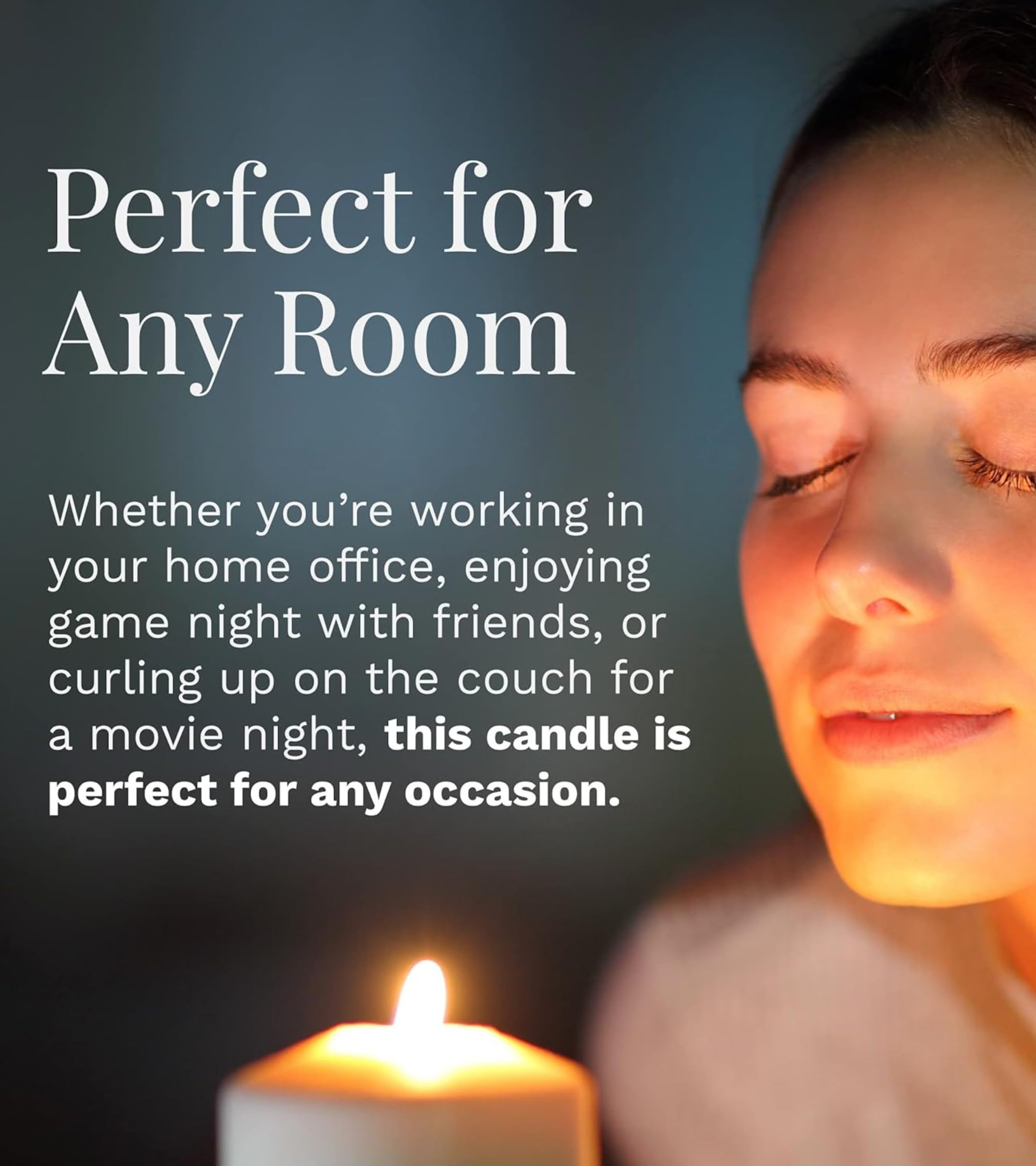 Eternia® Cool Cotton Scented Jar Candle – Clean Fresh Linen-Inspired Aroma in Glass Jar for Bedroom, Office, or Spa