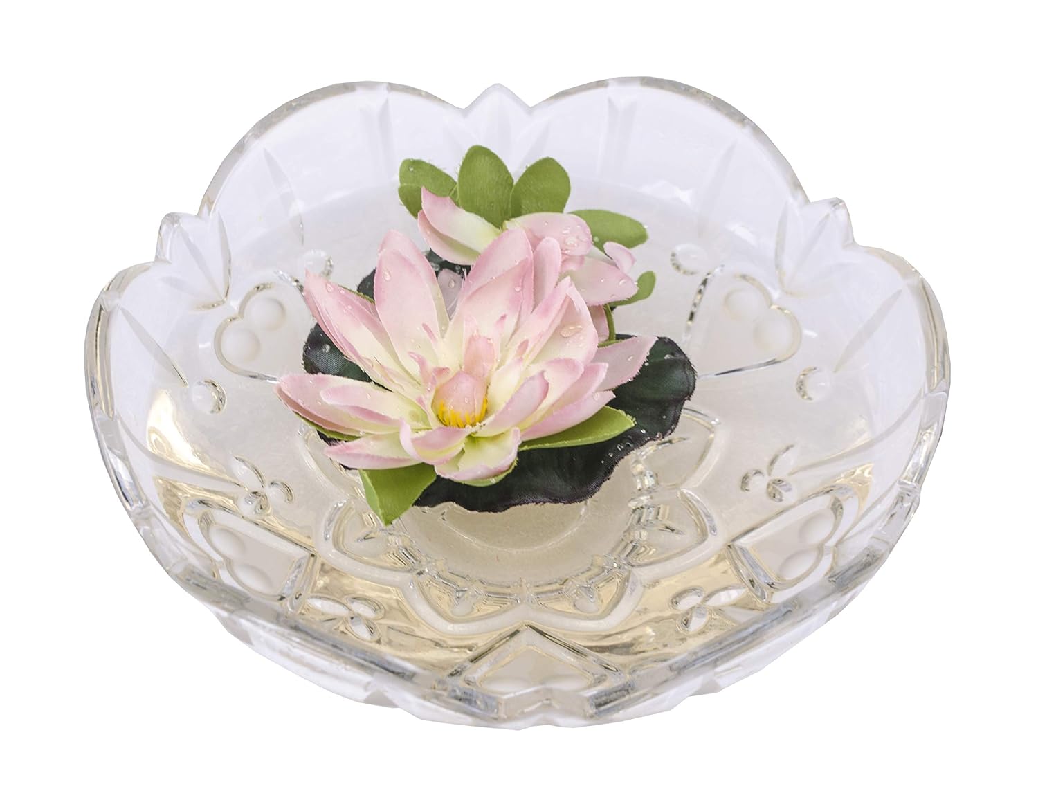 Premsons® Artificial Floating Water Lily Flower – Decorative Pond & Bowl Accent for Home, Garden, Pool & Party Décor – Realistic Design & Vibrant Color(Set of 4) ASIN B07ZJKRPH5