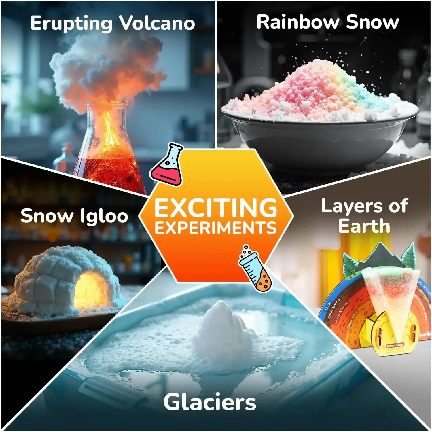 Smartivity Mega Crystal Earth Science Kit | Explore Earth, Crystal, and Fossilization Concepts | Birthday Gift for Boys & Girls I STEM Educational DIY Science Toys for Kids Ages 8-14