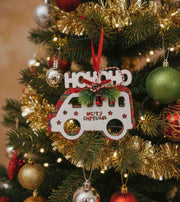 Premsons® Christmas Truck Ornaments – Classic Red & White Tree Decor, Pack of 1