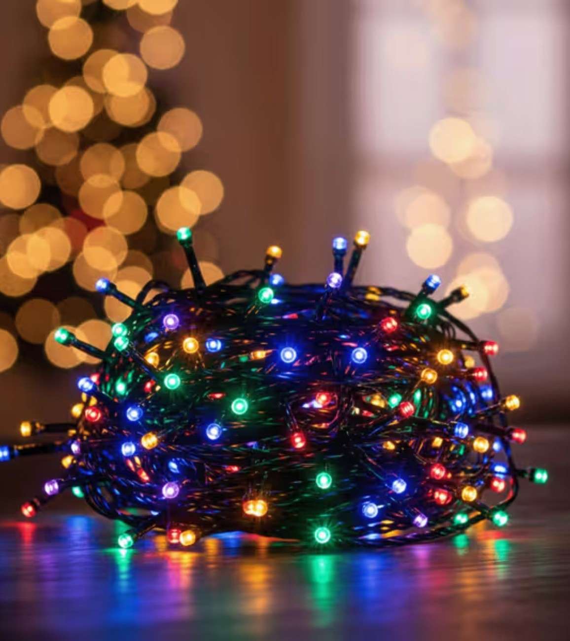 Premsons® LED Rainbow Fairy Lights – Multi-Colour Christmas Lighting, 8 Modes