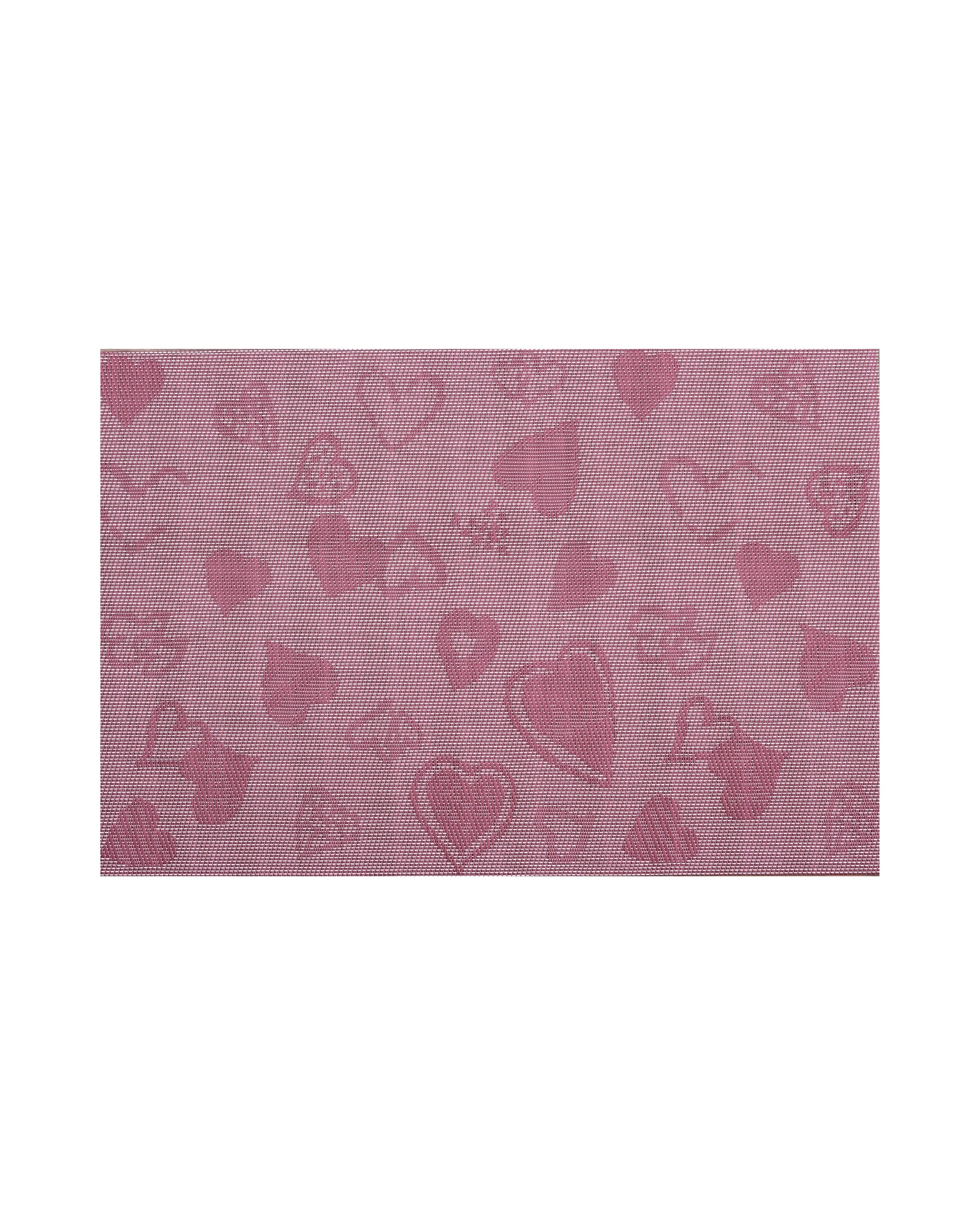 Premsons® Maroon Rectangle Metallic Placemats – Washable, Wipeable, Non-Slip & Stain-Resistant Table Mats for Dining, Kitchen, Wedding & Party Décor