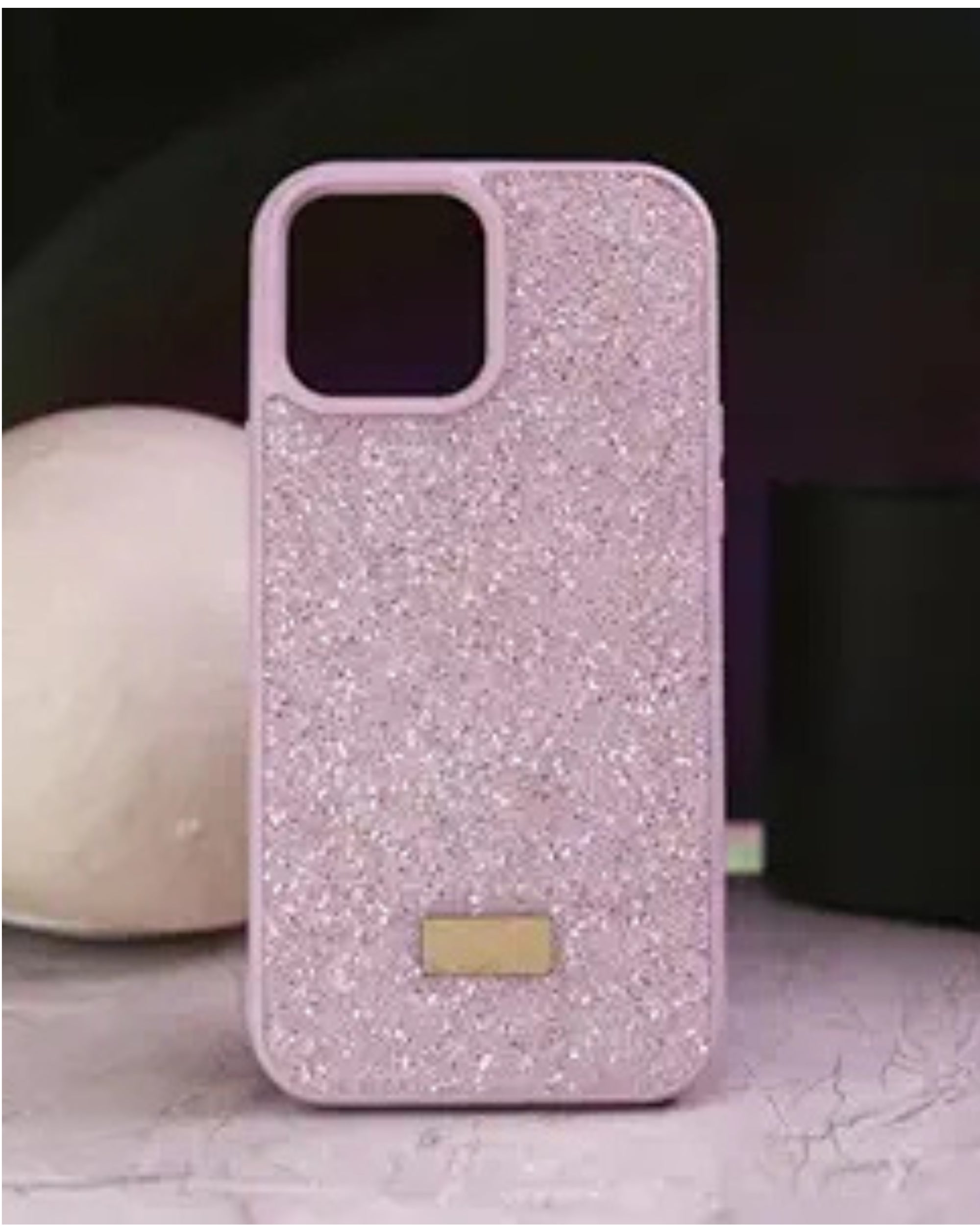 Premsons® iPhone 16 Series Glitter Crystal Case – Shimmer Stone Protective Back Cover with Sparkling Design | Stylish & Slim Fit Case for Girls & Women