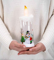 Premsons® Electric Christmas Candle – LED Flameless Festive Decor Light
