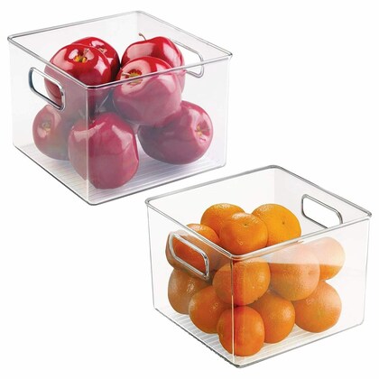 Premsons® Medium Plastic Storage Trays  | Organizer for Shelves, Cabinets & Wardrobes | Sturdy Design with Easy-Grip Handles