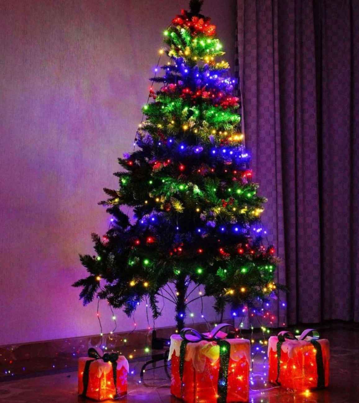 Premsons® LED Rainbow Fairy Lights – Multi-Colour Christmas Lighting, 8 Modes