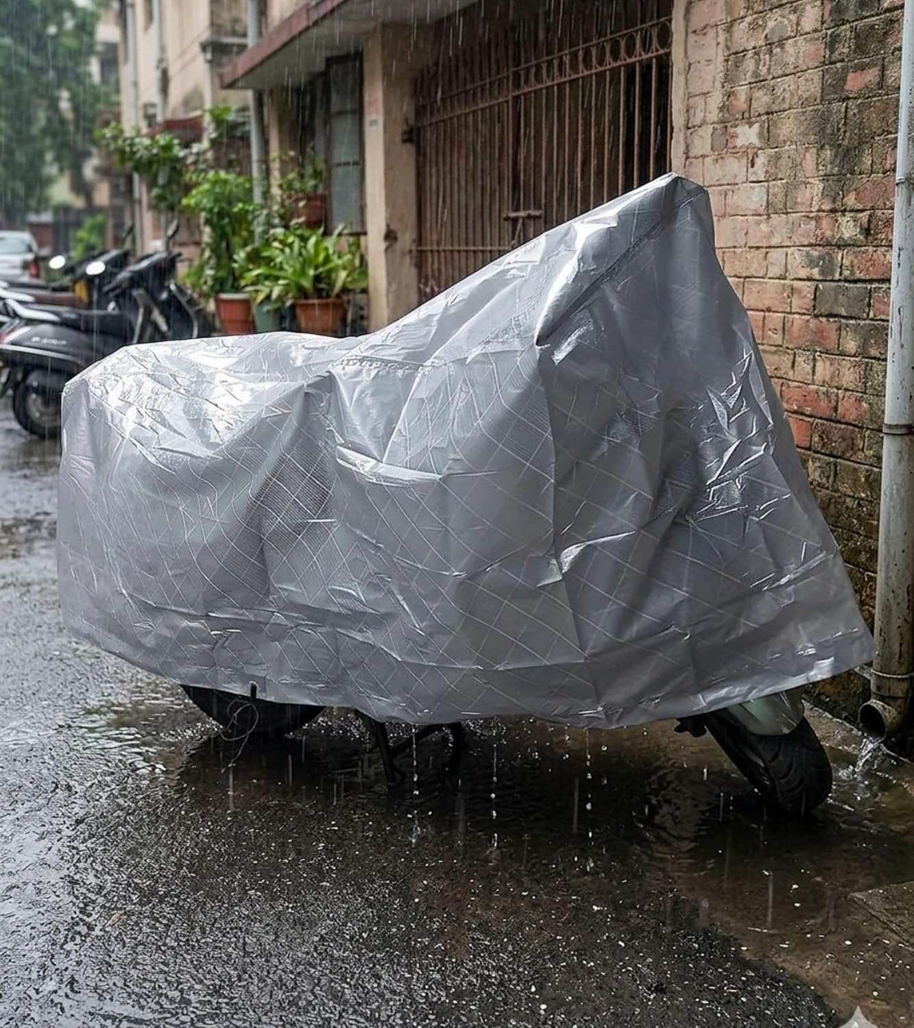 Premsons® Waterproof Bike Cover – UV Resistant Dust, Rain & Sun Protection Cover for Motorcycles & Scooters Large And Small