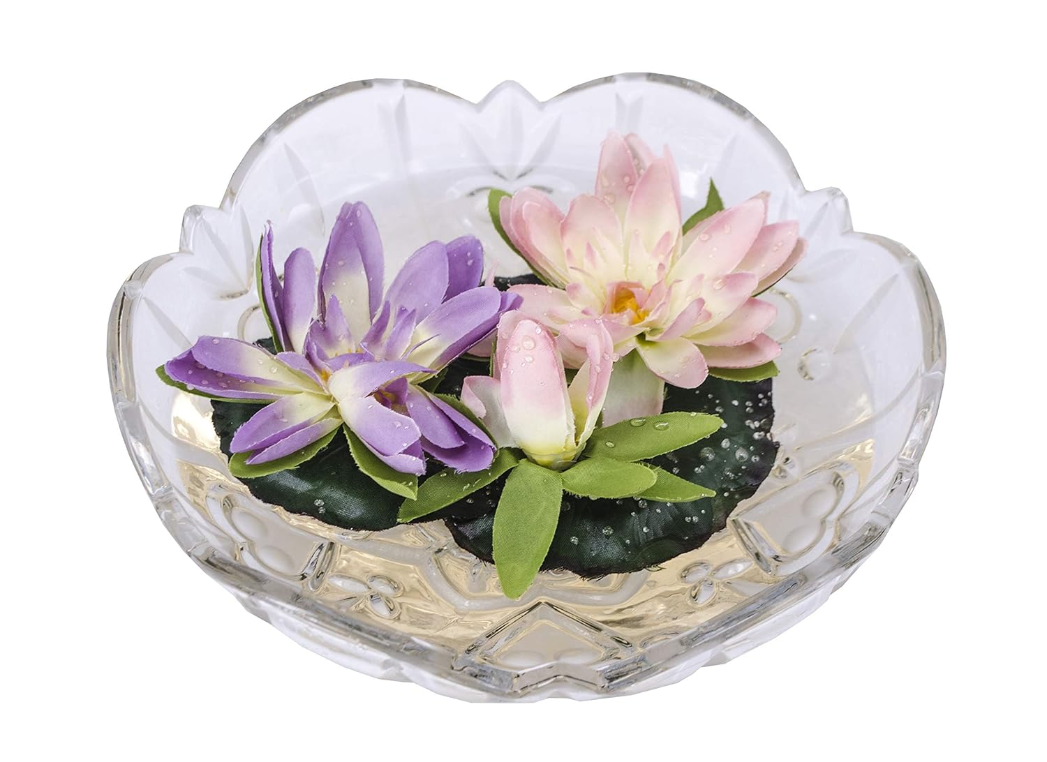 Premsons® Assorted Floating Flowers – Set of 6 for Water Bowl Decoration, Festivals, Weddings & Parties