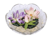 Premsons® Assorted Floating Flowers – Set of 6 for Water Bowl Decoration, Festivals, Weddings & Parties