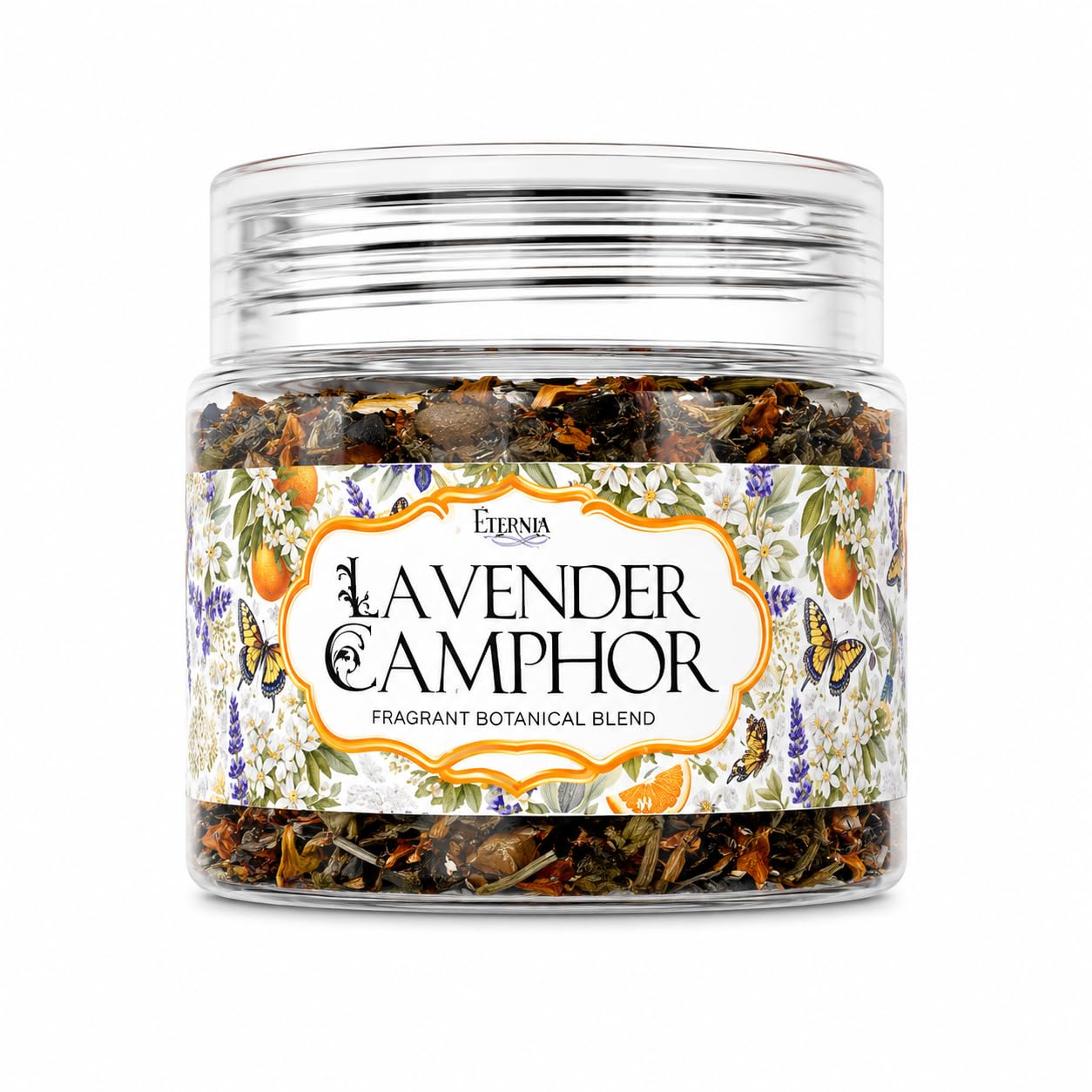 Eternia® Lavender Camphor Fragrant Botanical Blend | Natural Aromatherapy Potpourri Air Freshener for Home, Office & Wardrobe | Long Lasting Luxury Fragrance Décor