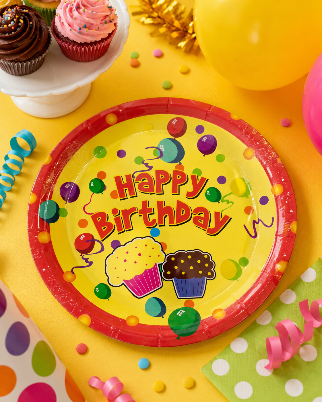 Premsons® Party Plates – Stylish Disposable Plates for Birthdays, Celebrations & Gatherings (set of 10 ) (Pack of 2)
