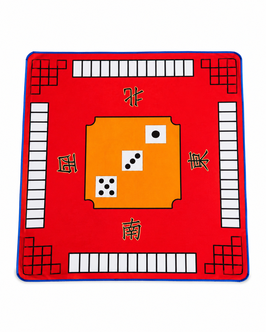 Premsons® Mahjong Mat – Premium Diatom Ooze Quick-Dry Board Game Table Mat, Non-Slip & Soundproof Mahjong Table Cover (Red)