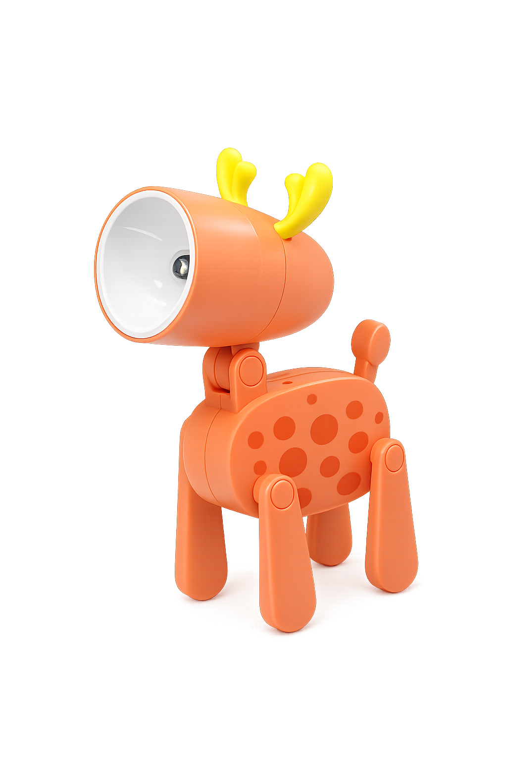 Premsons® deer LED night light in orange with yellow antlers and warm glow