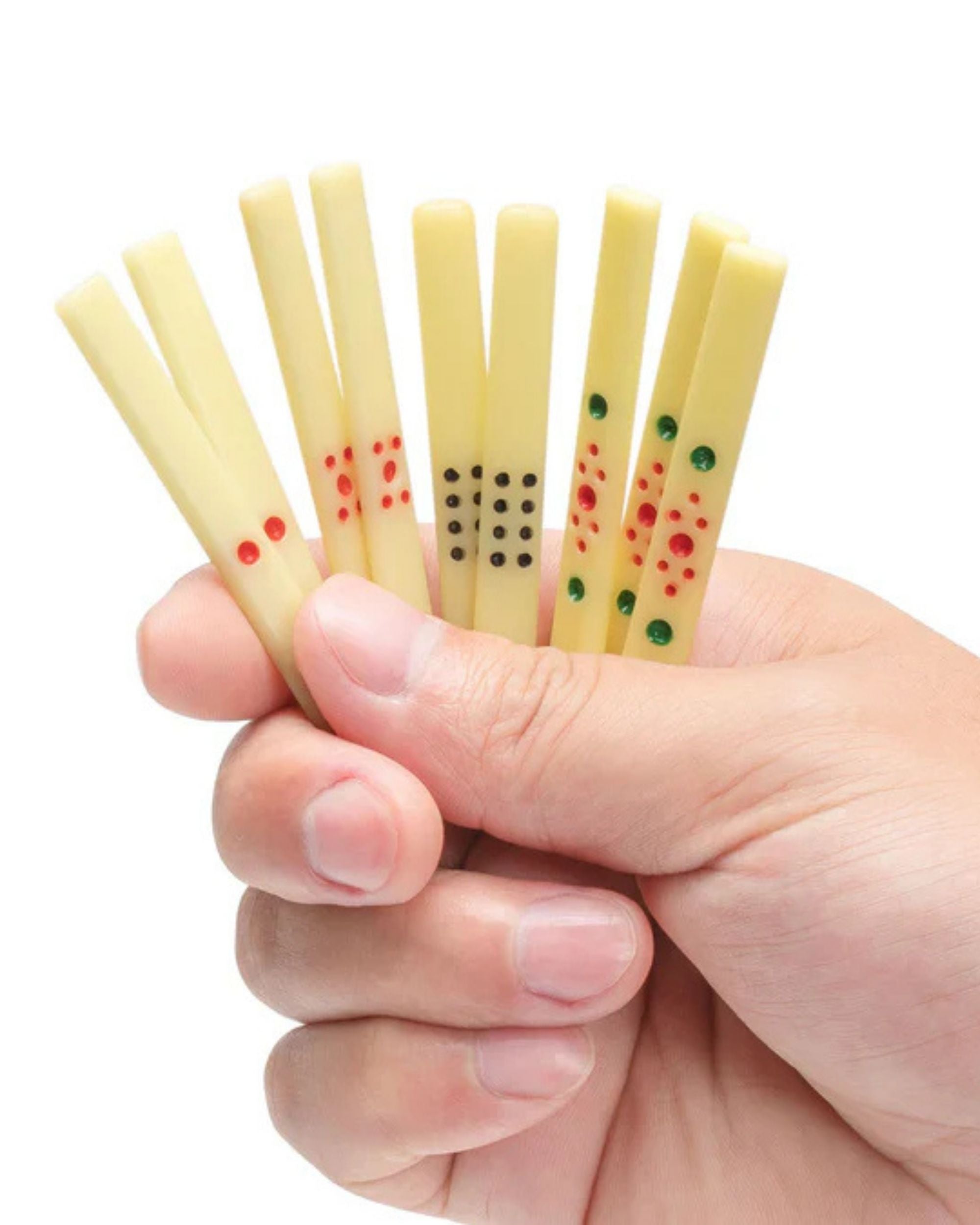 Premsons® Riichi Mahjong Scoring Sticks Set – Ivory White Betting Tiles – Set of 44 – Japanese Mahjong Accessories