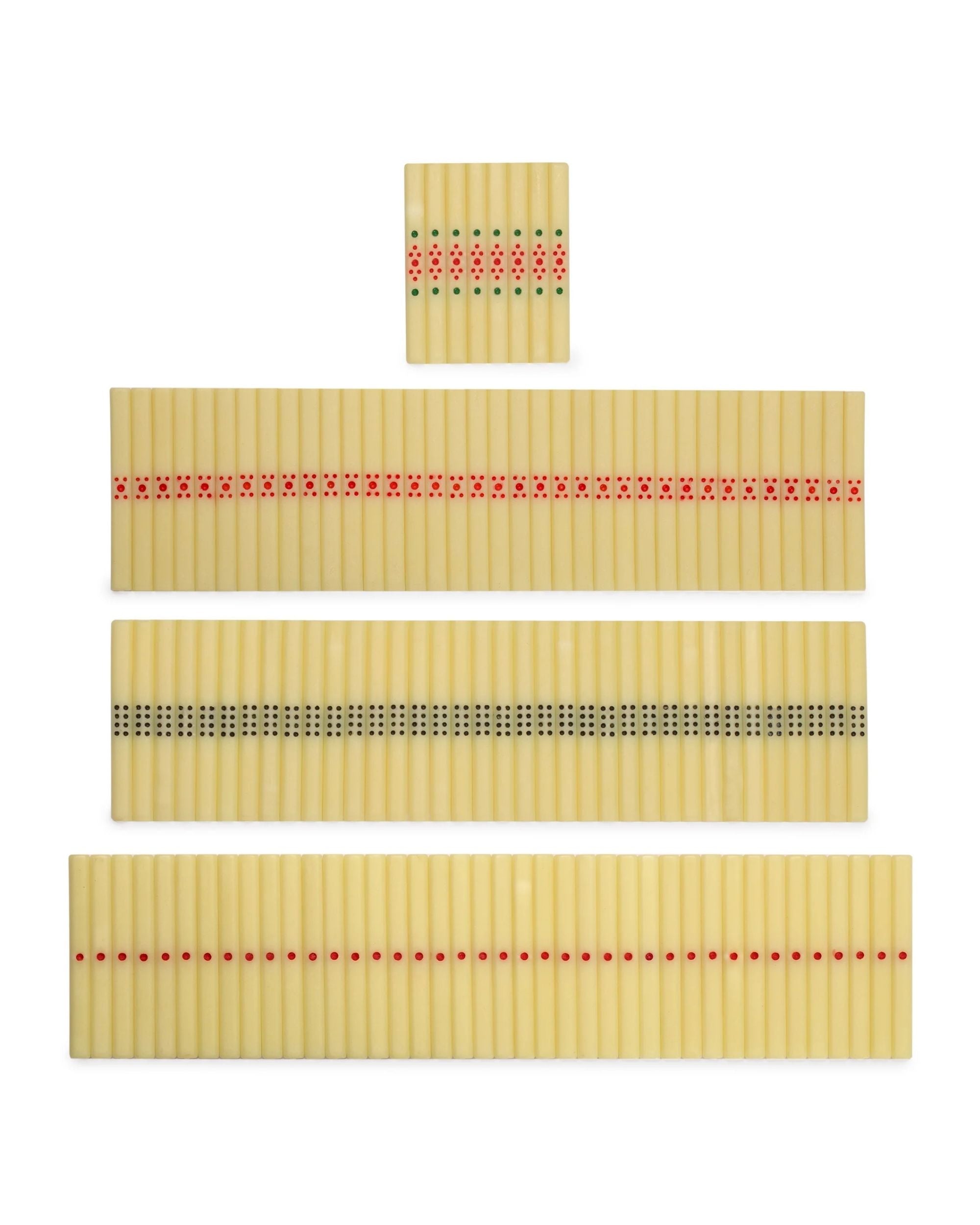 Premsons® Riichi Mahjong Scoring Sticks Set – Ivory White Betting Tiles – Set of 44 – Japanese Mahjong Accessories