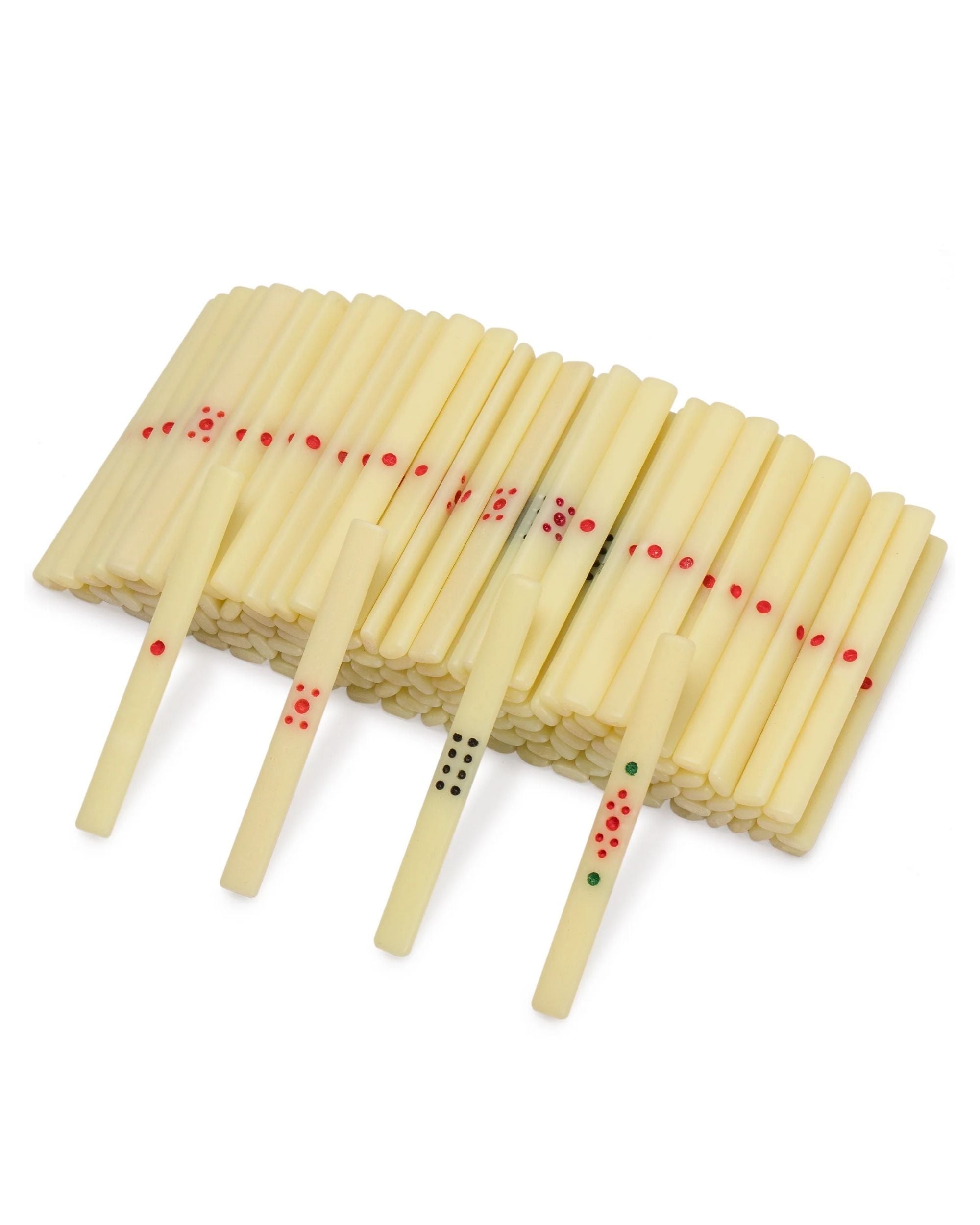 Premsons® Riichi Mahjong Scoring Sticks Set – Ivory White Betting Tiles – Set of 44 – Japanese Mahjong Accessories