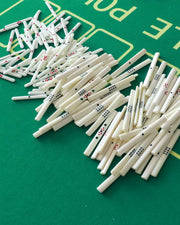 Premsons® Riichi Mahjong Scoring Sticks Set – Ivory White Betting Tiles – Set of 44 – Japanese Mahjong Accessories