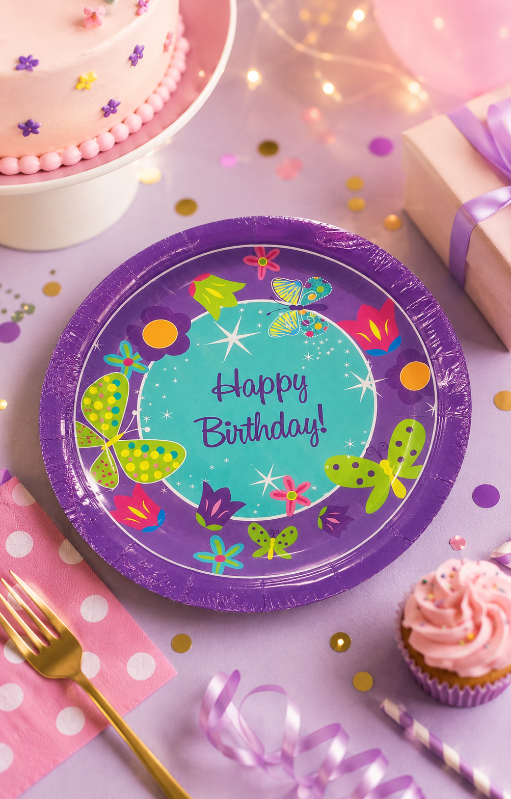 Premsons® Party Plates – Stylish Disposable Plates for Birthdays, Celebrations & Gatherings (set of 10 ) (Pack of 2)