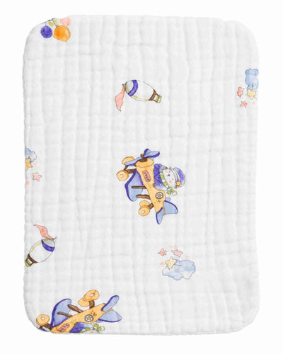 Premsons® Baby Burp Cloth |  Cute Airplane Print