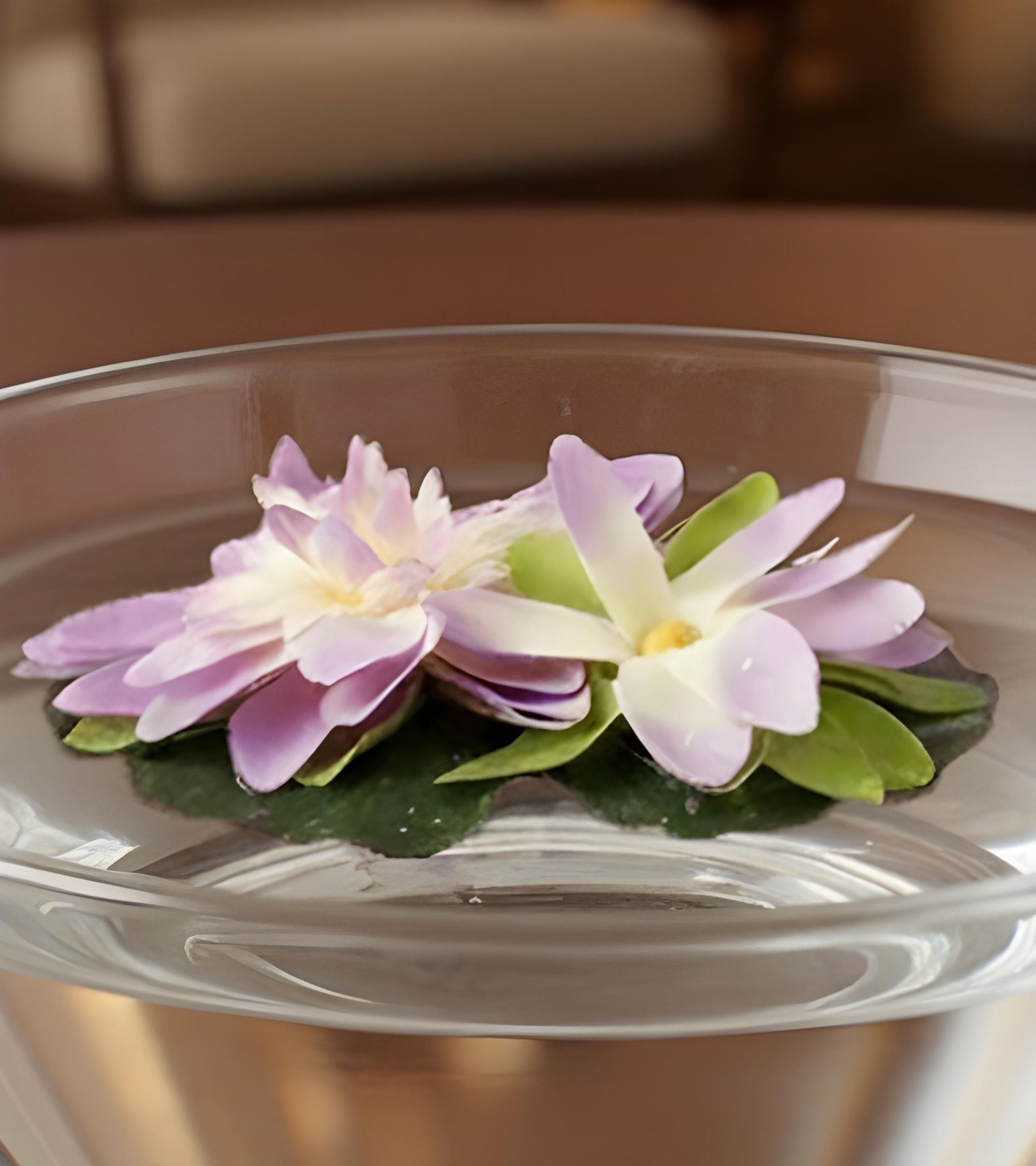 Premsons® 4” Mini Raindrop Lotus (1x24) – Purple Artificial Floating Flower | Pack of 4 Decorative Water Décor, Bowl & Festive Decoration