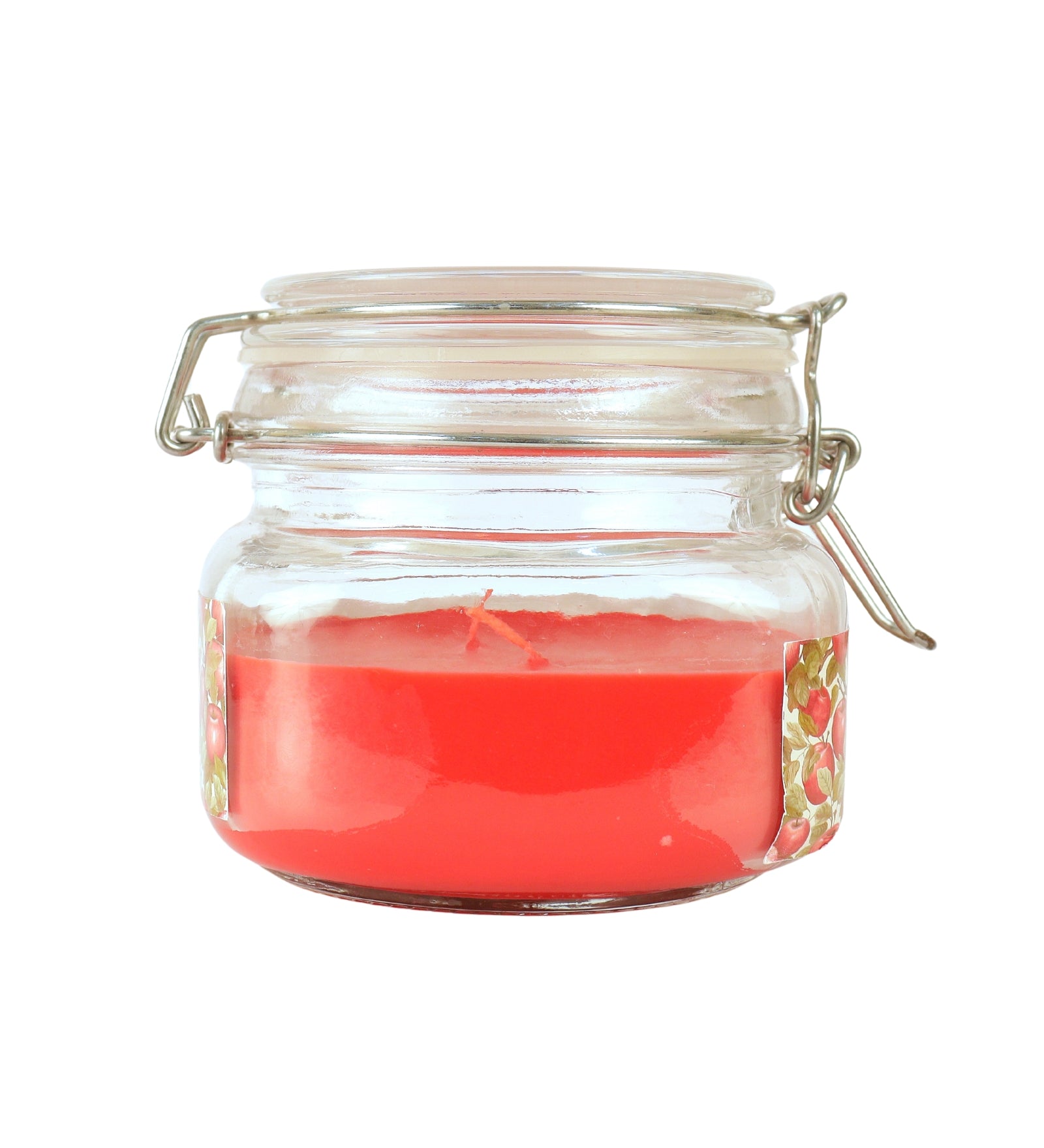 Eternia® Apple Cinnamon Scented Double Wick Jar Candle – Warm Spiced Fruit Aroma in Elegant Jar for Cozy Home Ambience – 28 Hours Burn Time