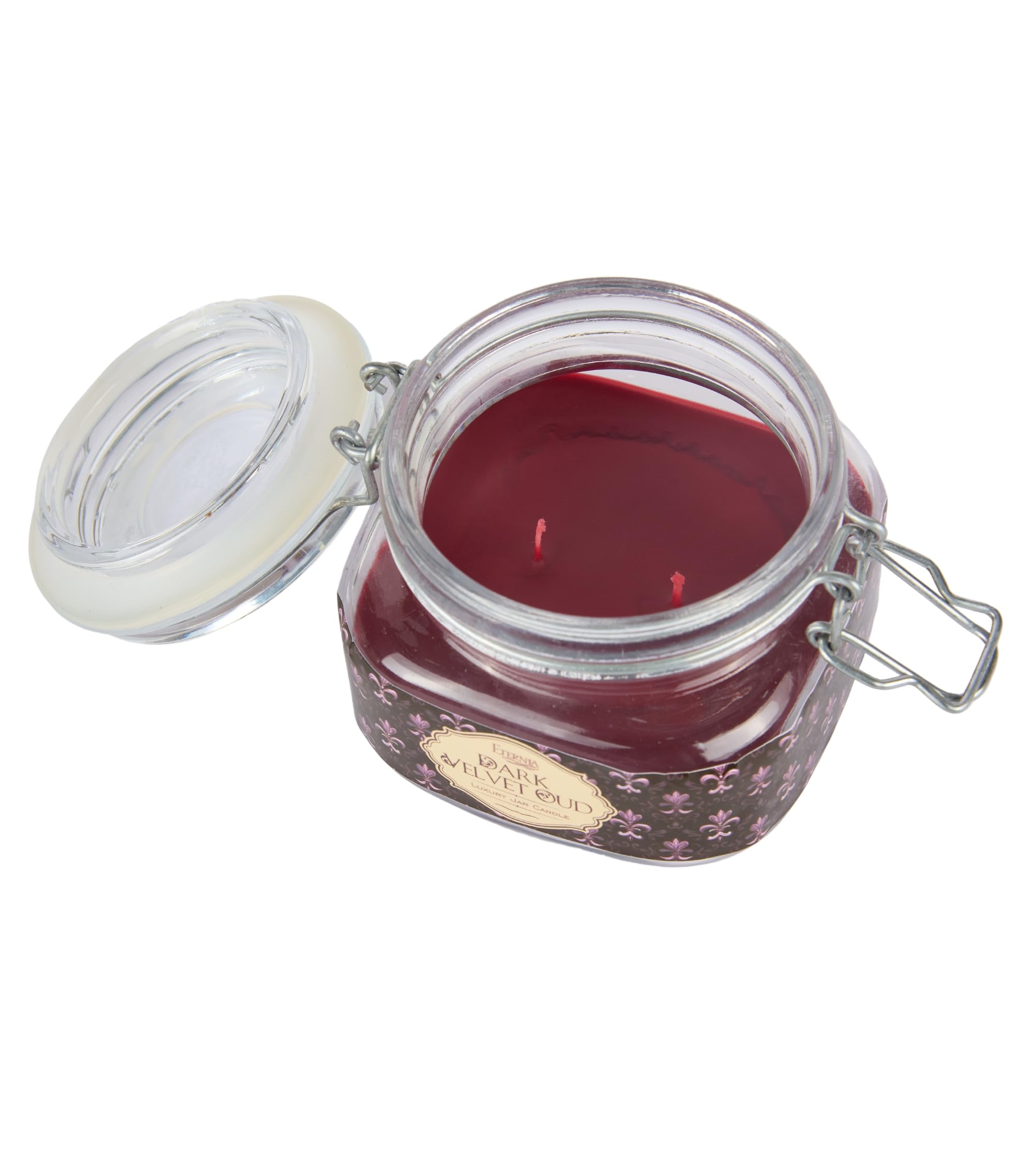 Eternia® Dark Velvet Oud 28-Hour Jar Candle – Elegant Home Décor & Gift for Birthdays, Weddings, and Parties