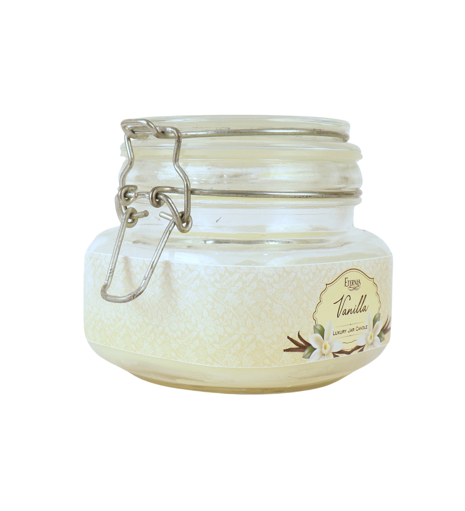 Eternia® Vanilla Scented Double Wick Jar Candle – Sweet, Comforting Aroma for Bedroom, Living Room, or Spa – Luxury Jar Candle – 28 Hours Burn Time