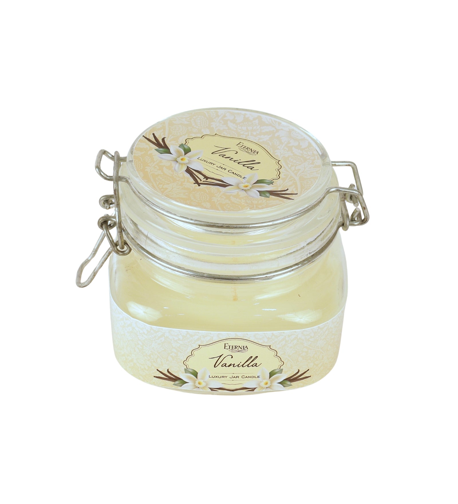 Eternia® Vanilla Scented Double Wick Jar Candle – Sweet, Comforting Aroma for Bedroom, Living Room, or Spa – Luxury Jar Candle – 28 Hours Burn Time