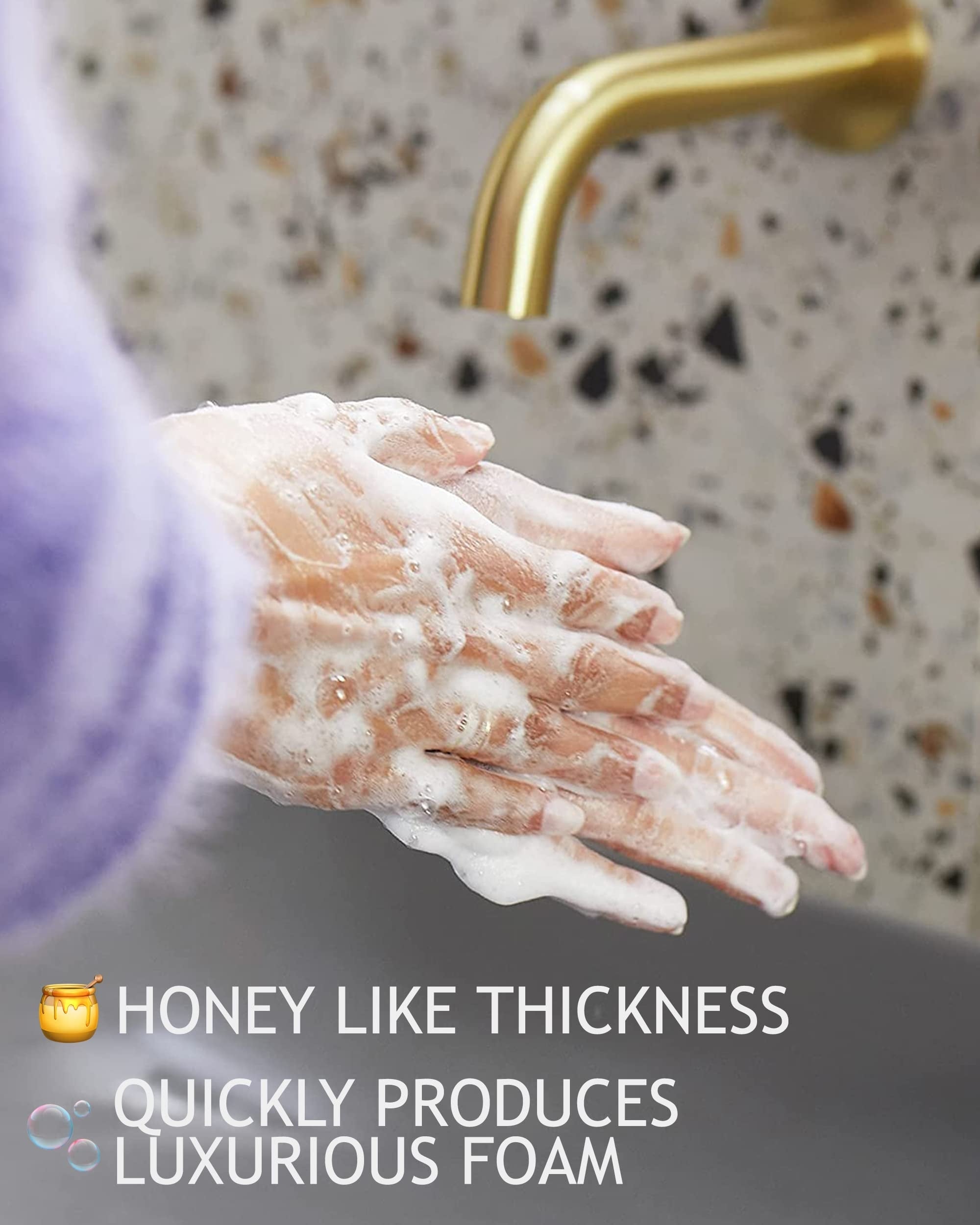 Eternia® Bulgarian Rose Sulphate-Free Handwash - Premium Cruelty-Free Liquid Soap - Luxurious Foam & Thick Honey-Like Consistency - 500ml