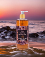 Eternia® Royal Amber Oud Sulphate-Free Handwash - Premium Cruelty-Free Liquid Soap - Luxurious Foam & Thick Honey-Like Consistency - 500ml