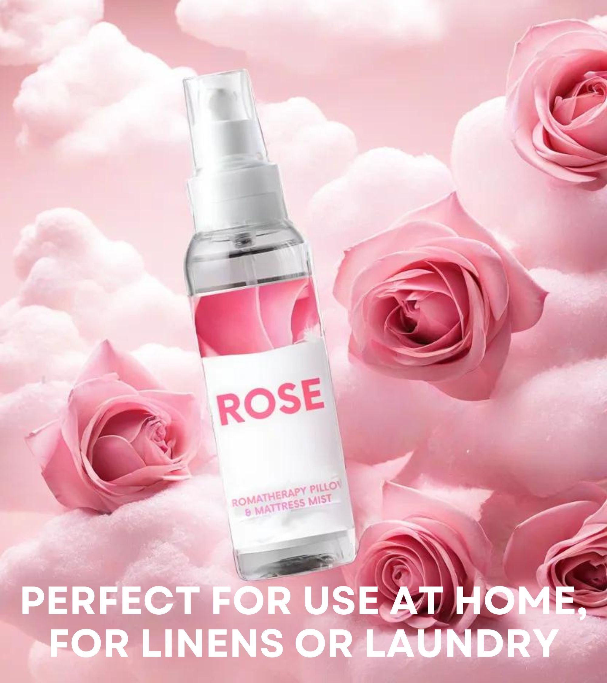 Eternia® Rose Pillow Mist – Calming Aromatherapy Spray | Natural, Cruelty-Free, Sleep Enhancing