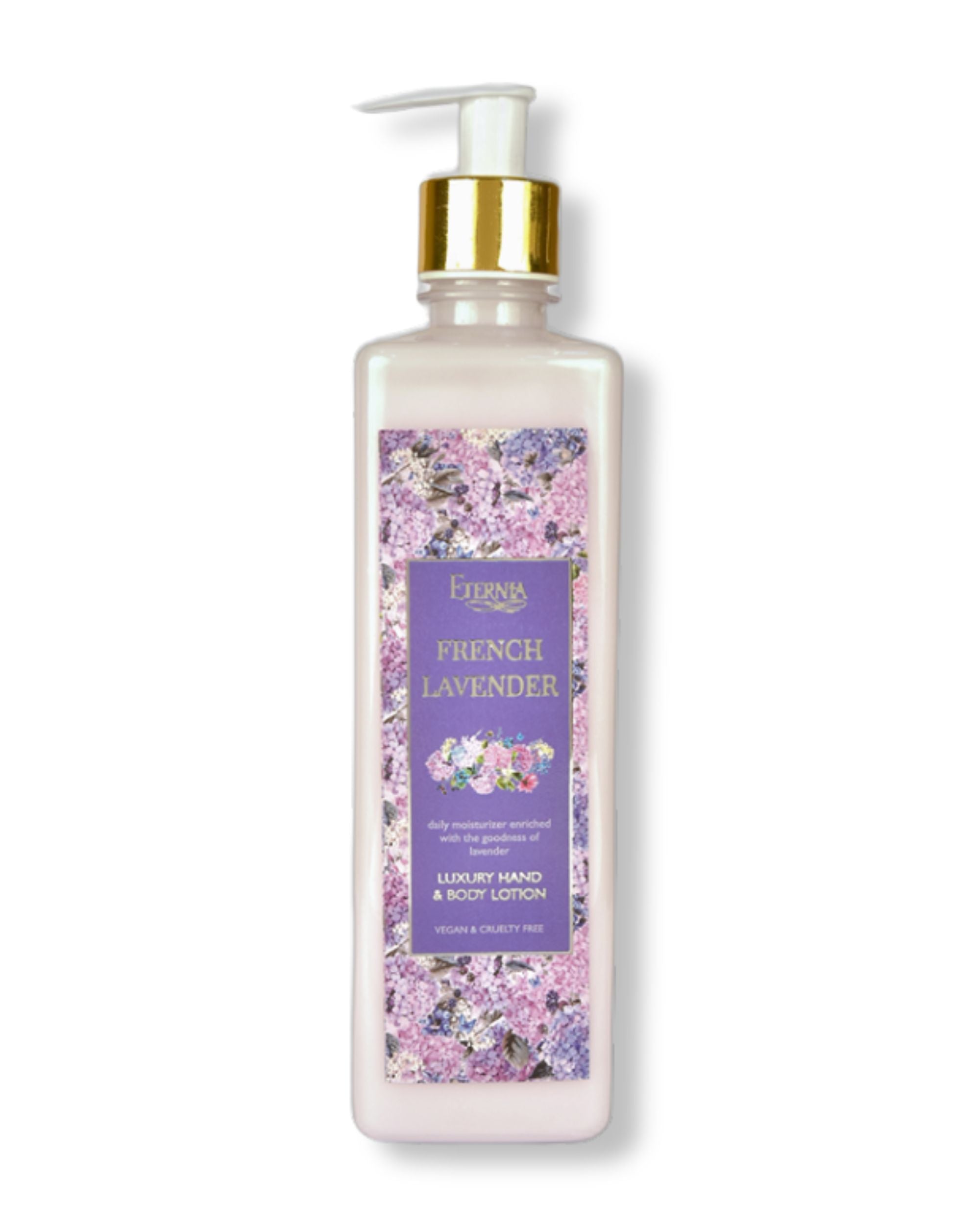 Eternia® French Lavender Hand & Body Lotion - Vegan & Cruelty-Free Daily Moisturizer - 500ml