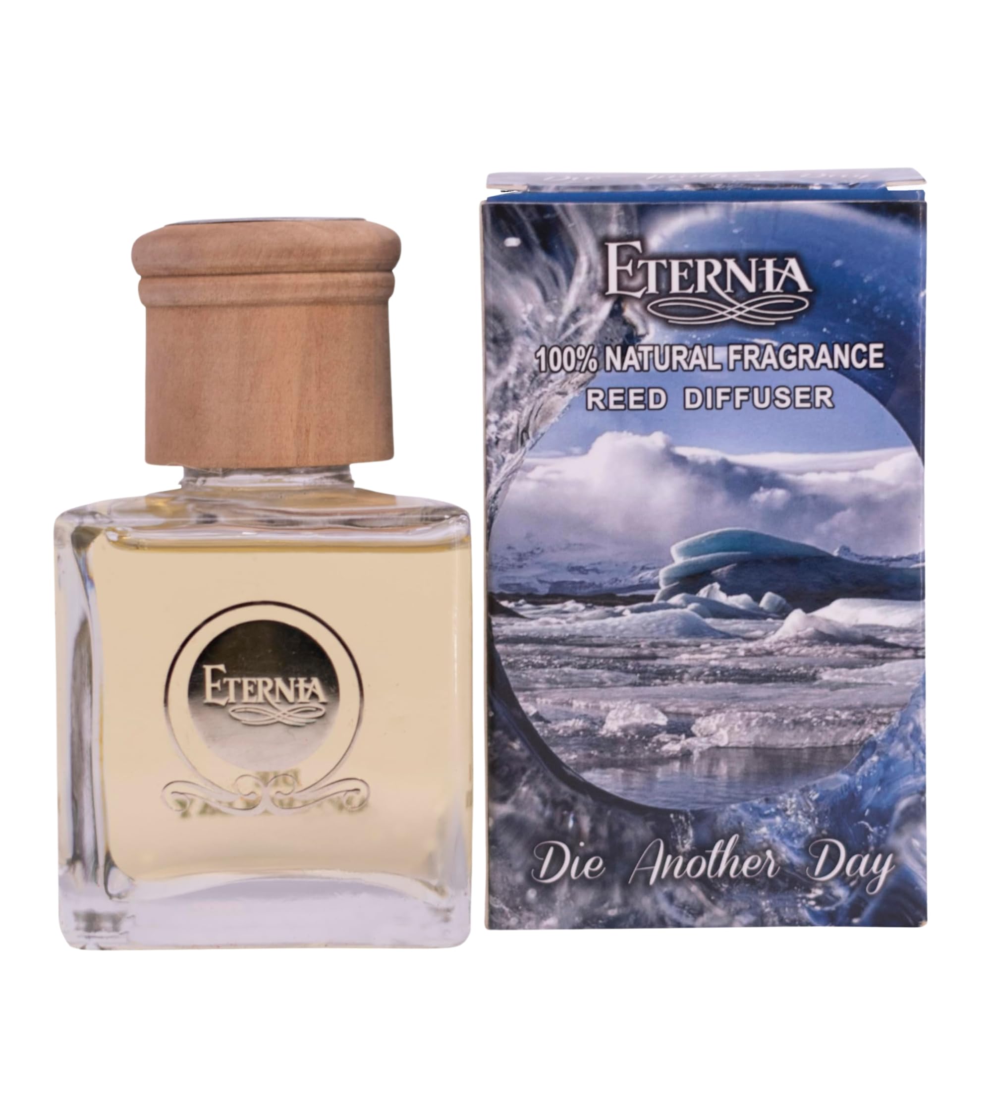 Eternia® Die Another Day Reed Diffuser with Rattan Reed Sticks – Slow Release Subtle Long-Lasting Home Fragrance