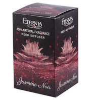 Eternia® Jasmine Noir Reed Diffuser with Rattan Reed Sticks – Slow Release Subtle Long-Lasting Home Fragrance