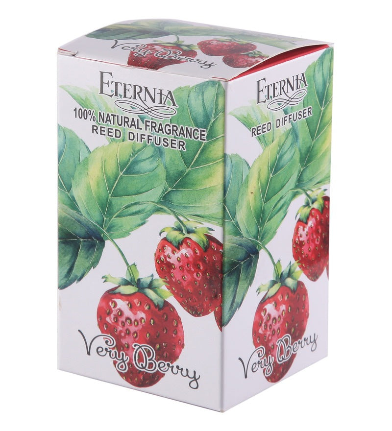 Eternia® Very Berry Reed Diffuser with Rattan Reed Sticks – Slow Release Subtle Long-Lasting Home Fragrance
