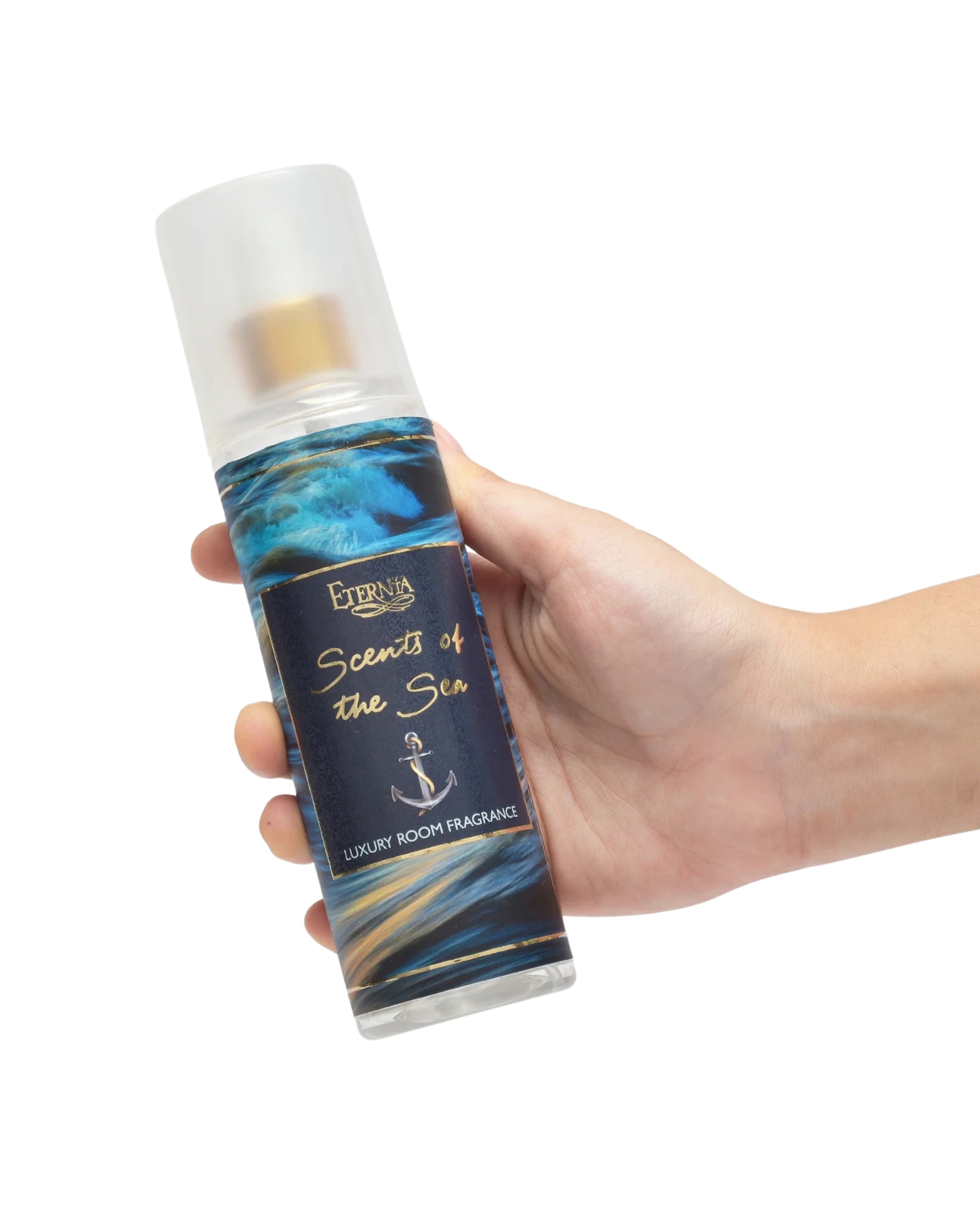 Eternia® Scents of the Sea Luxury Room Spray – Refreshing Marine & Aqua Fragrance Mist | Coastal-Inspired Long-Lasting Freshness – 200ml