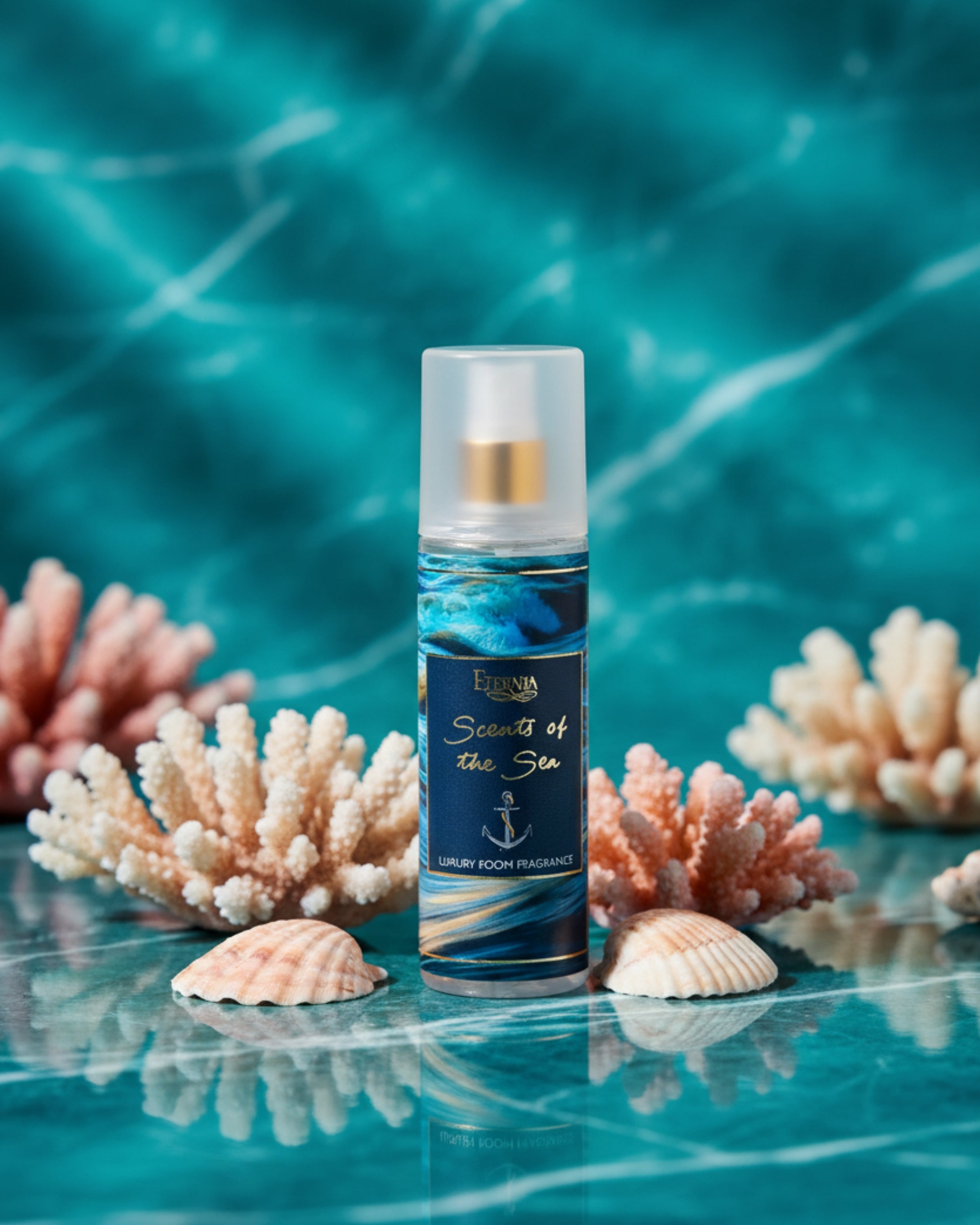 Eternia® Scents of the Sea Luxury Room Spray – Refreshing Marine & Aqua Fragrance Mist | Coastal-Inspired Long-Lasting Freshness – 200ml