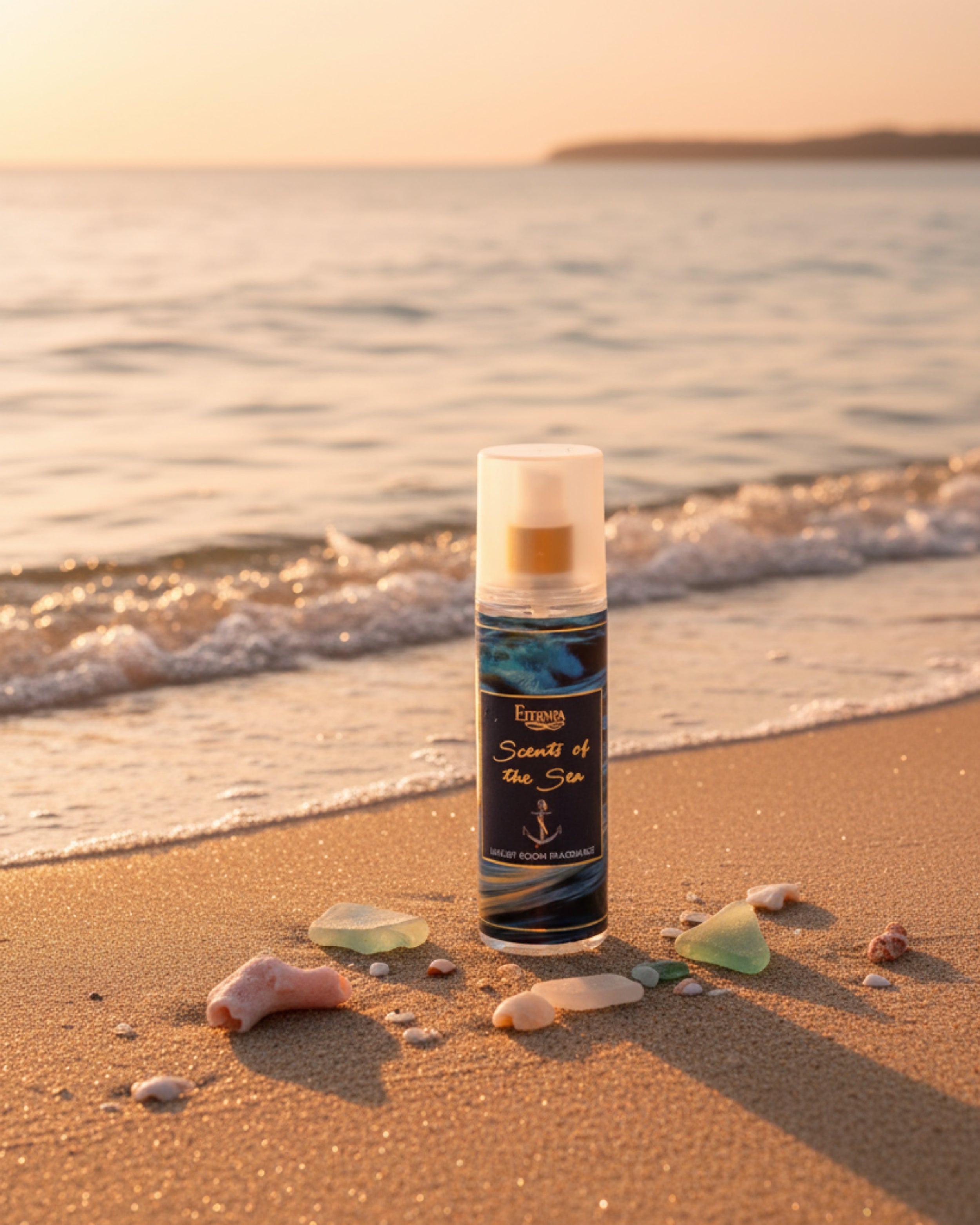 Eternia® Scents of the Sea Luxury Room Spray – Refreshing Marine & Aqua Fragrance Mist | Coastal-Inspired Long-Lasting Freshness – 200ml